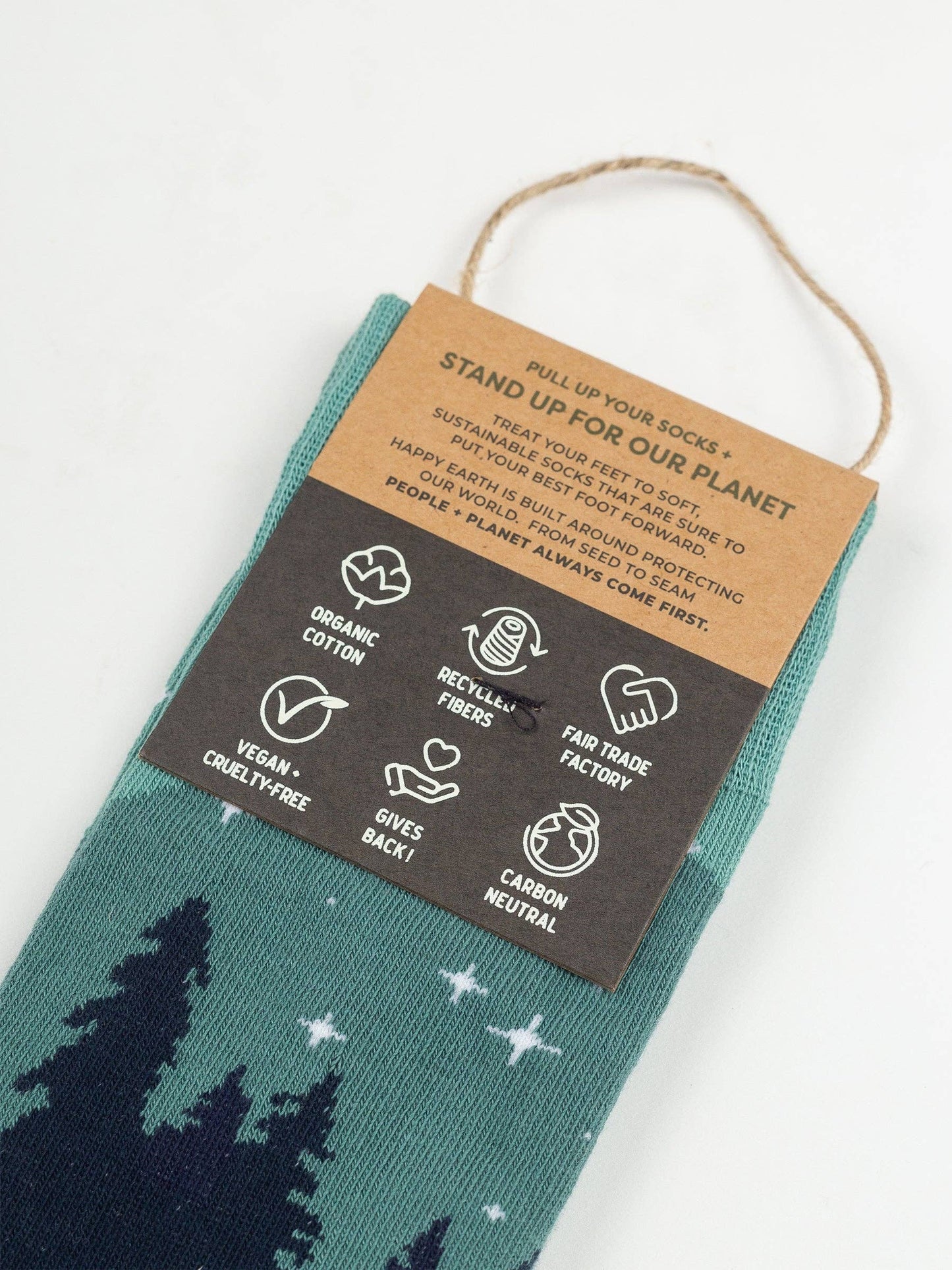 Aurora Navy Crew Socks
