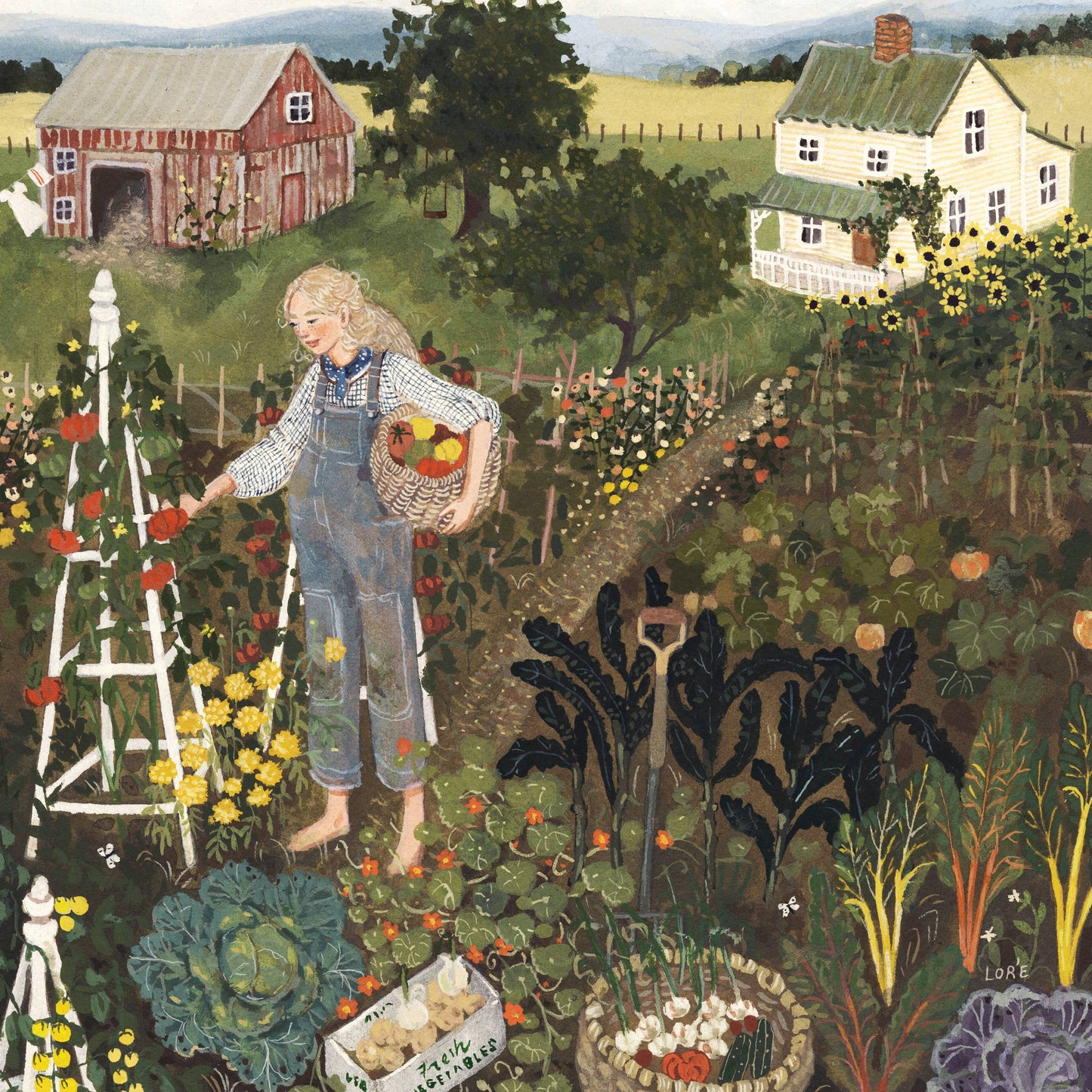 Market Gardener Mini 100 Piece Mini Puzzle