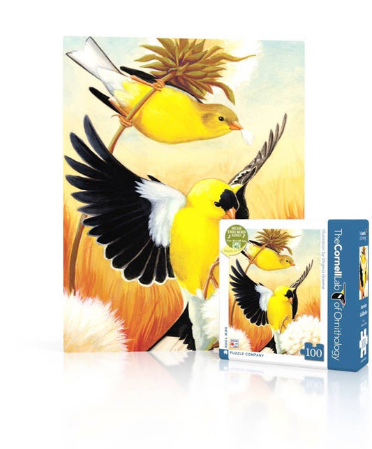 American Goldfinch 100 Piece Mini Puzzle