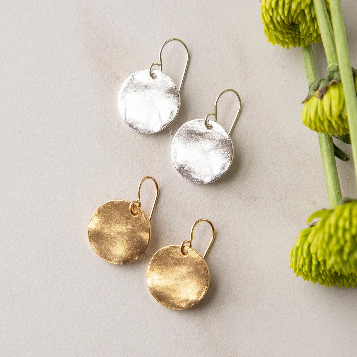 Small Evan Earrings in Gold