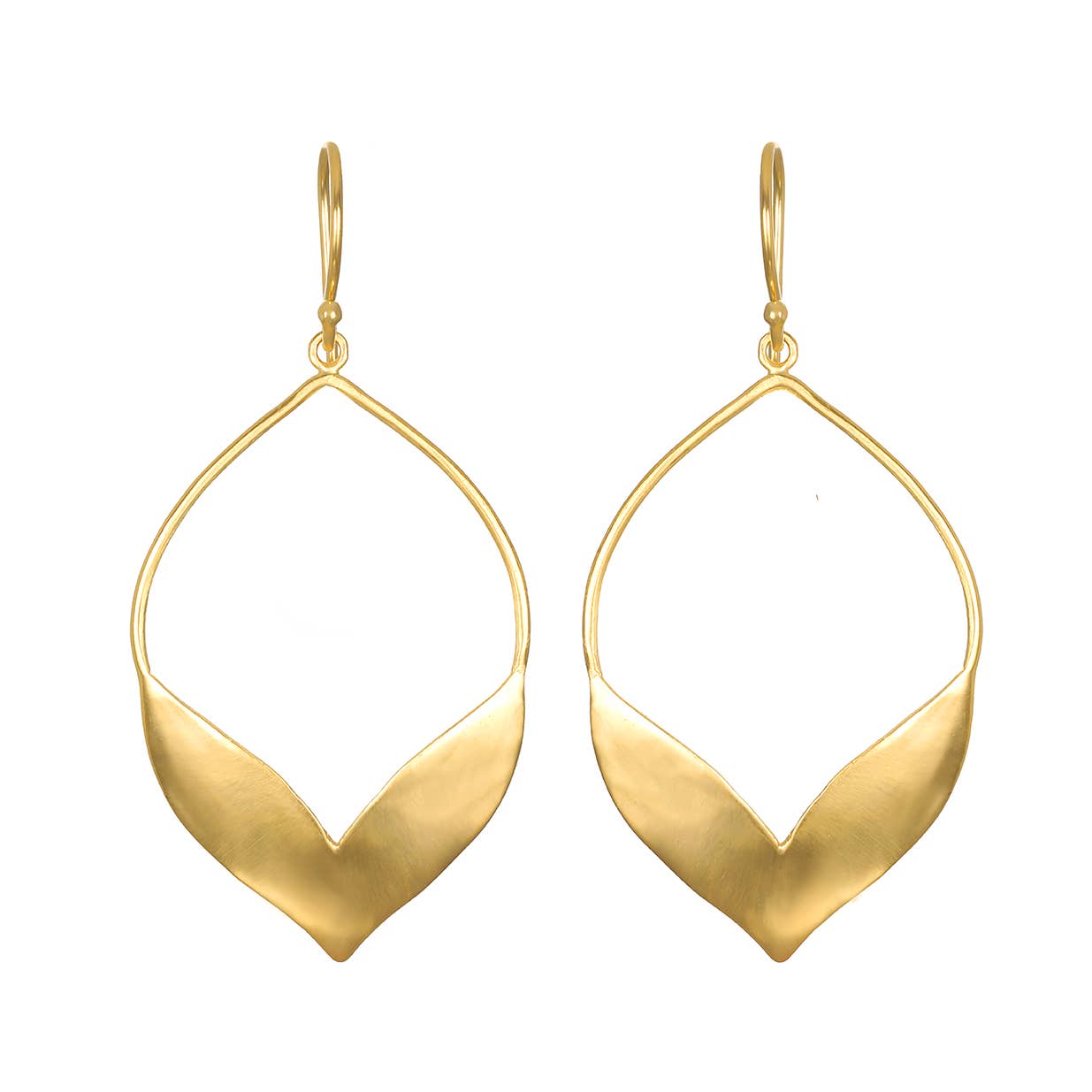 Fluttering Petals Gold Earrings | Satya