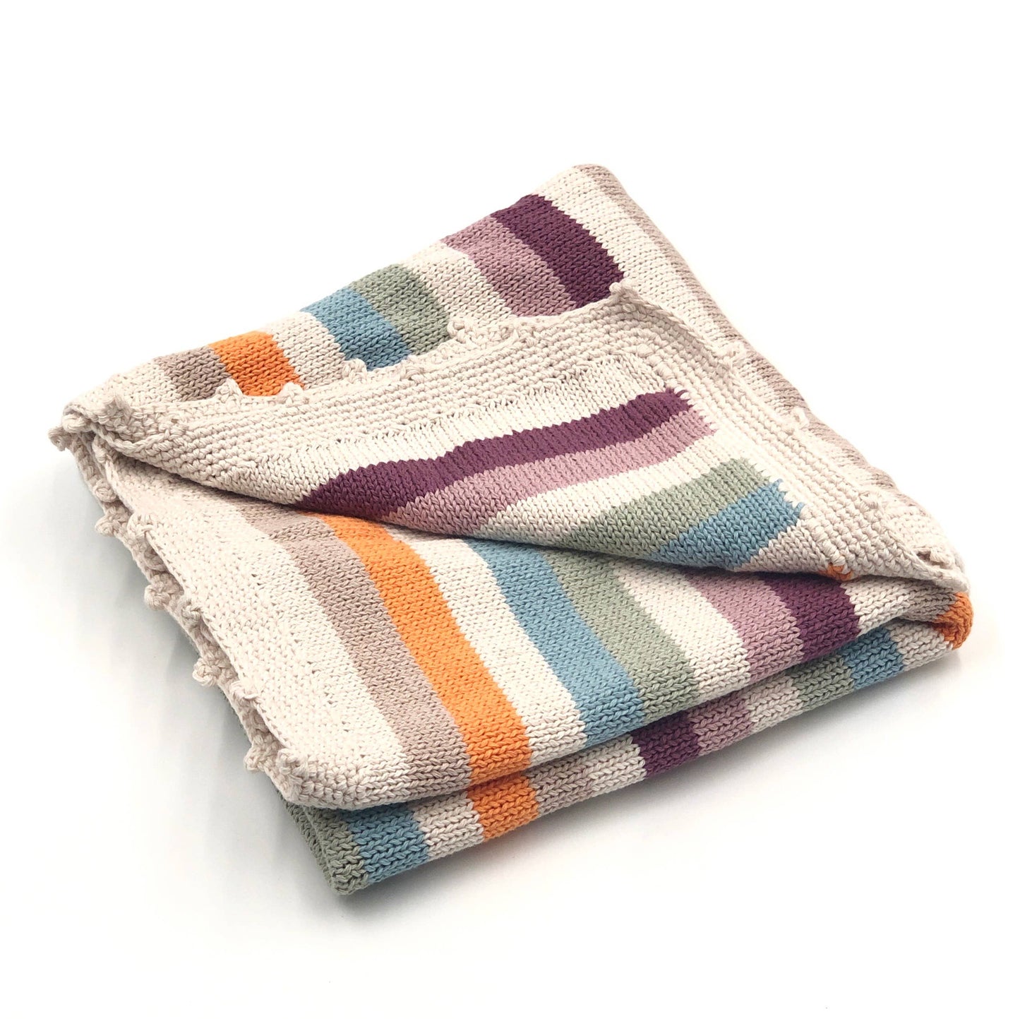 Multi Striped Baby Blanket