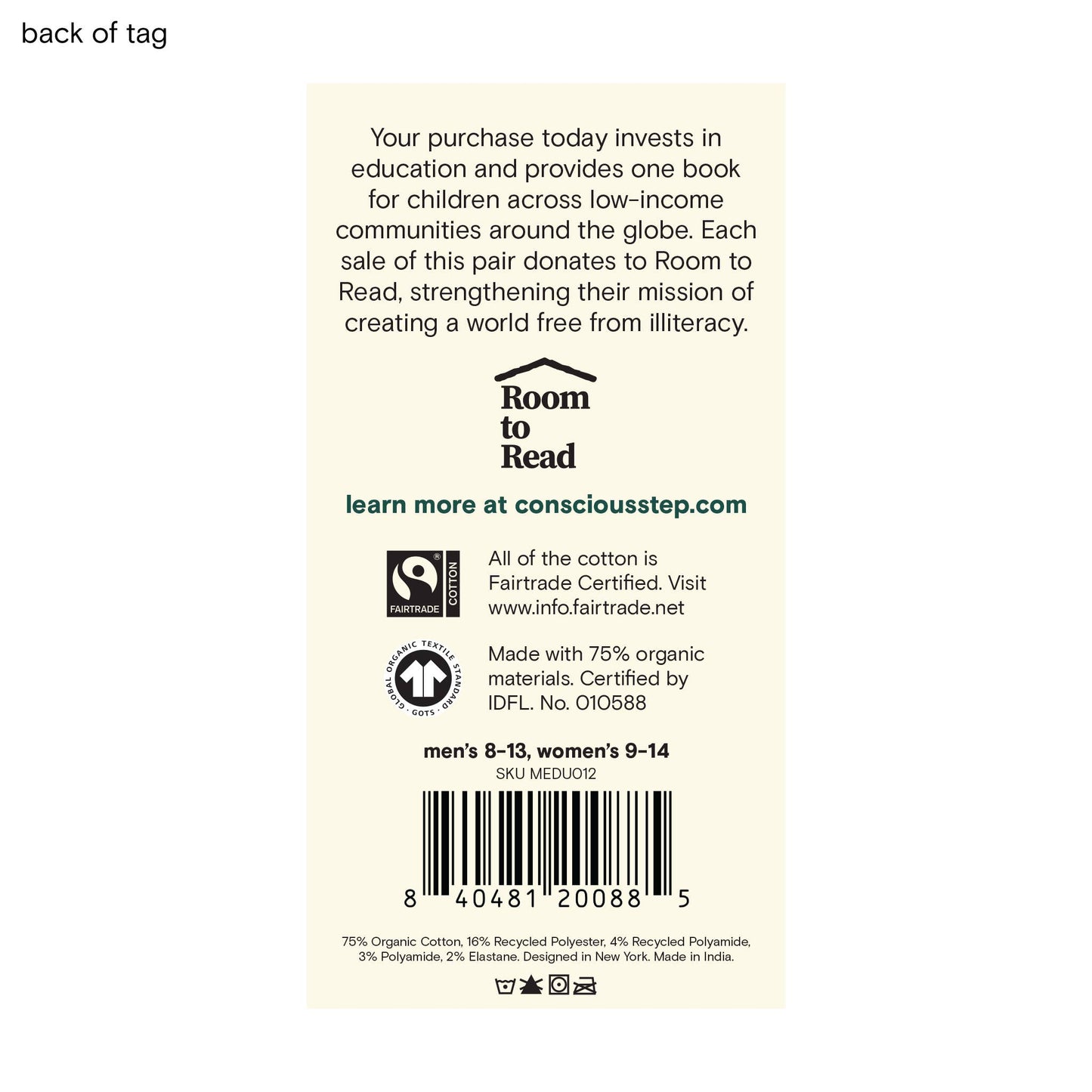 Socks that Give Books