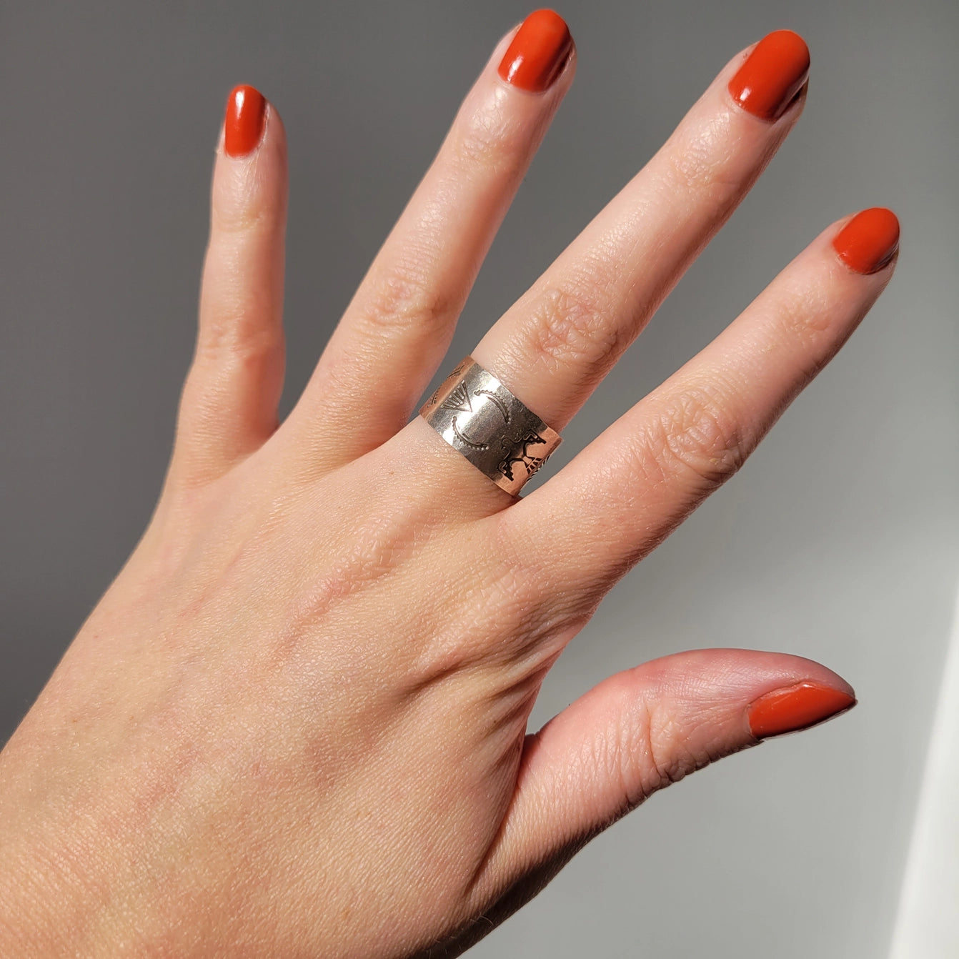 Stamped Cigar Band Ring | CLP