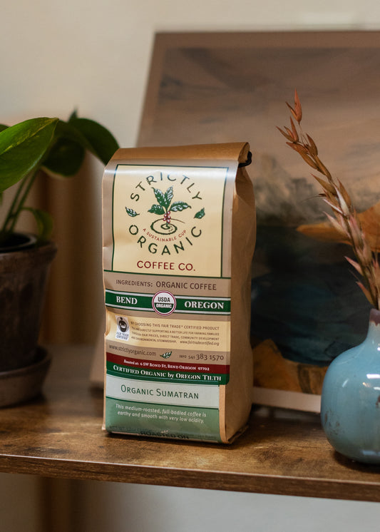 12oz Sumatran Blend Coffee Beans | Strictly Organic