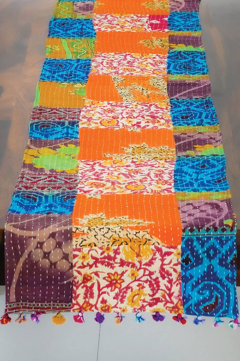 Assorted Kantha Table Runner