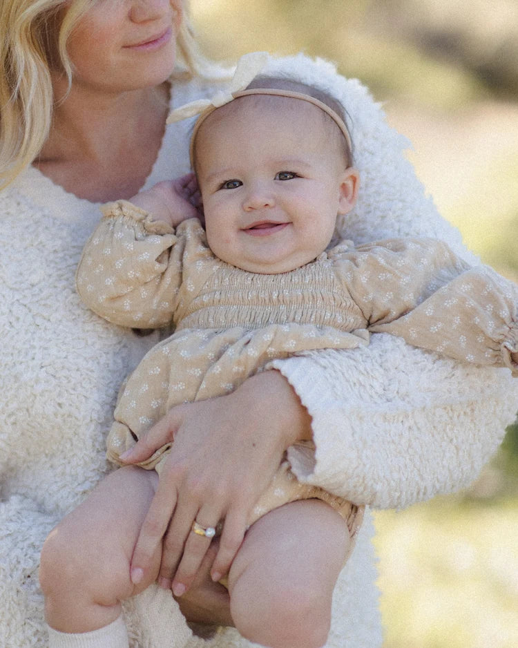 Butterscotch Floral Eden Romper