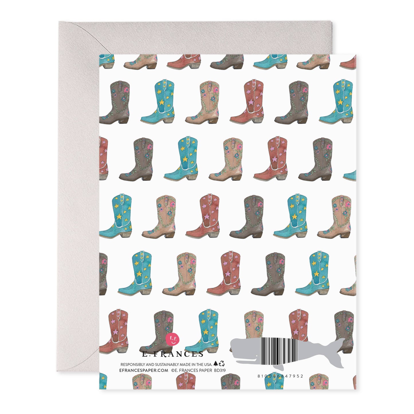 Giddy Up Cowboy Birthday Card