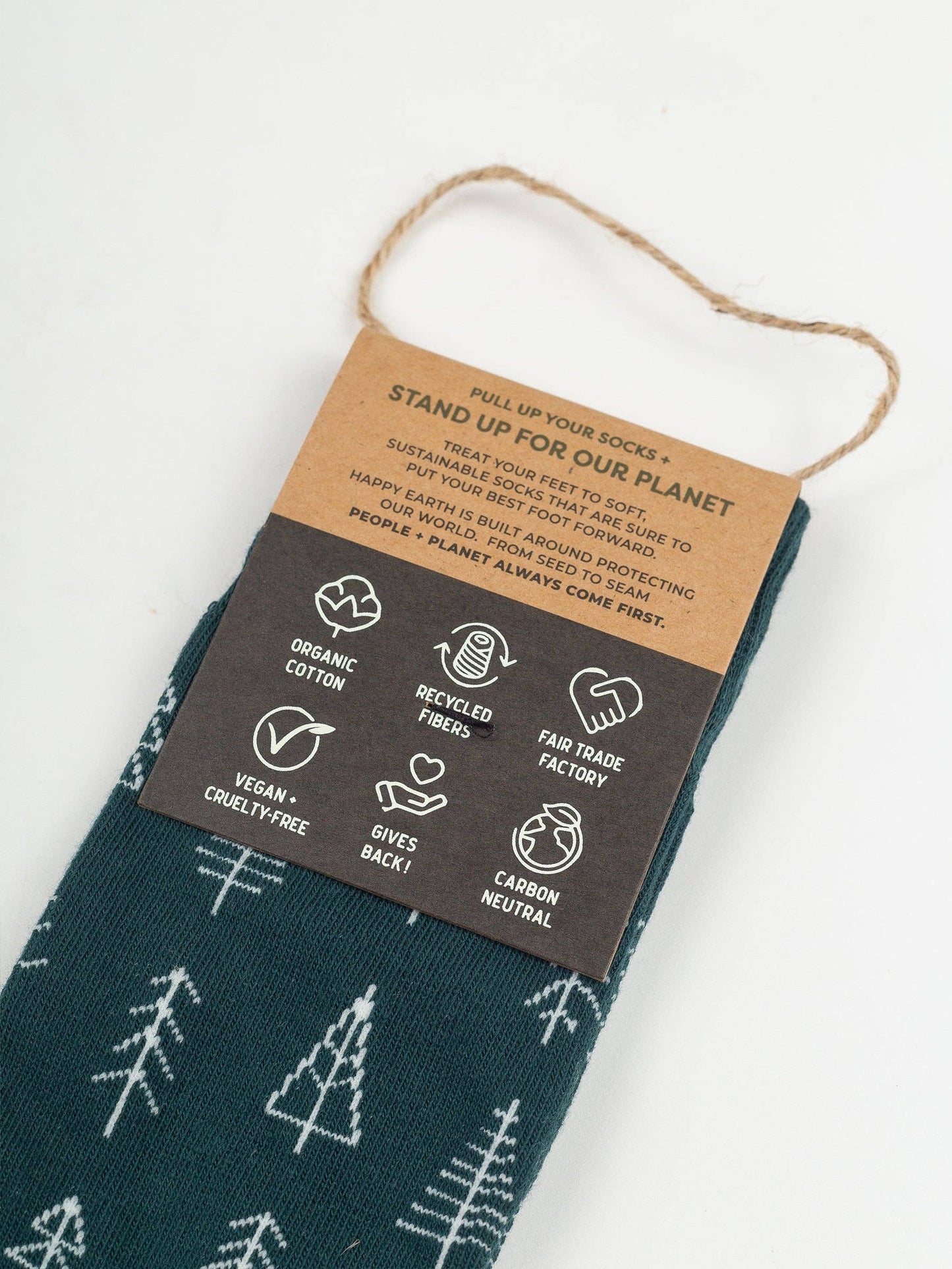 Arboretum Green Crew Socks