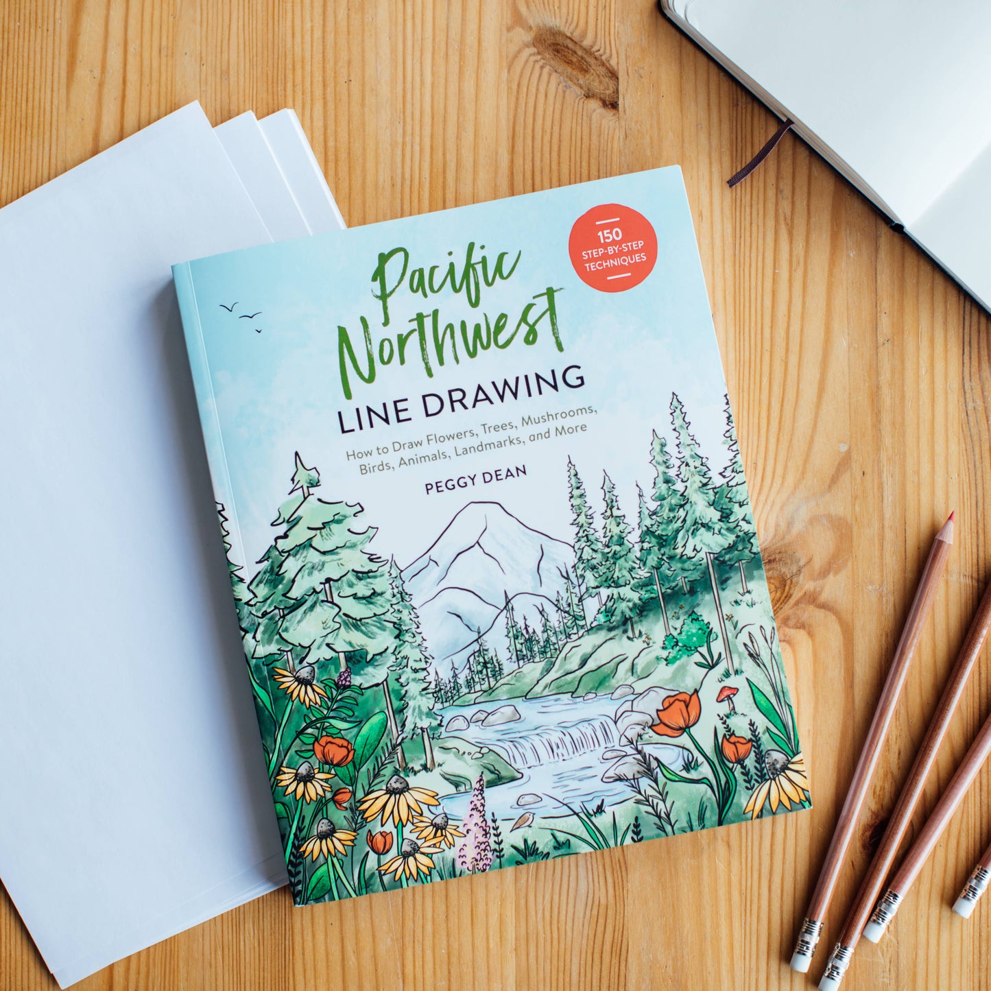 PNW How to Draw Book (Trees, Flowers and More)