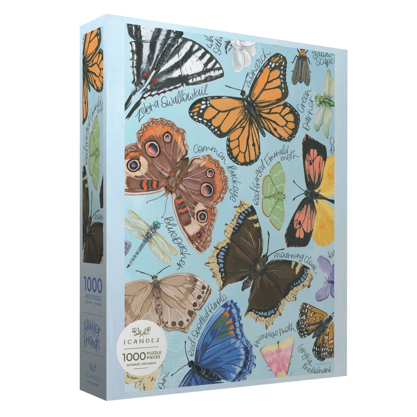 Flutter Friends Butterfly 1000 Piece Puzzle