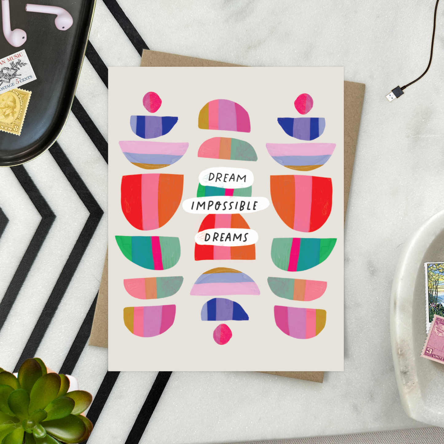 Dream Impossible Dreams Birthday Card