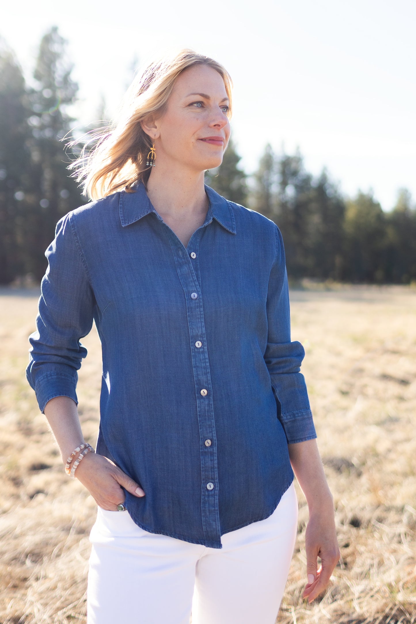 Rolled Sleeve Shirt in Melville | Liverpool