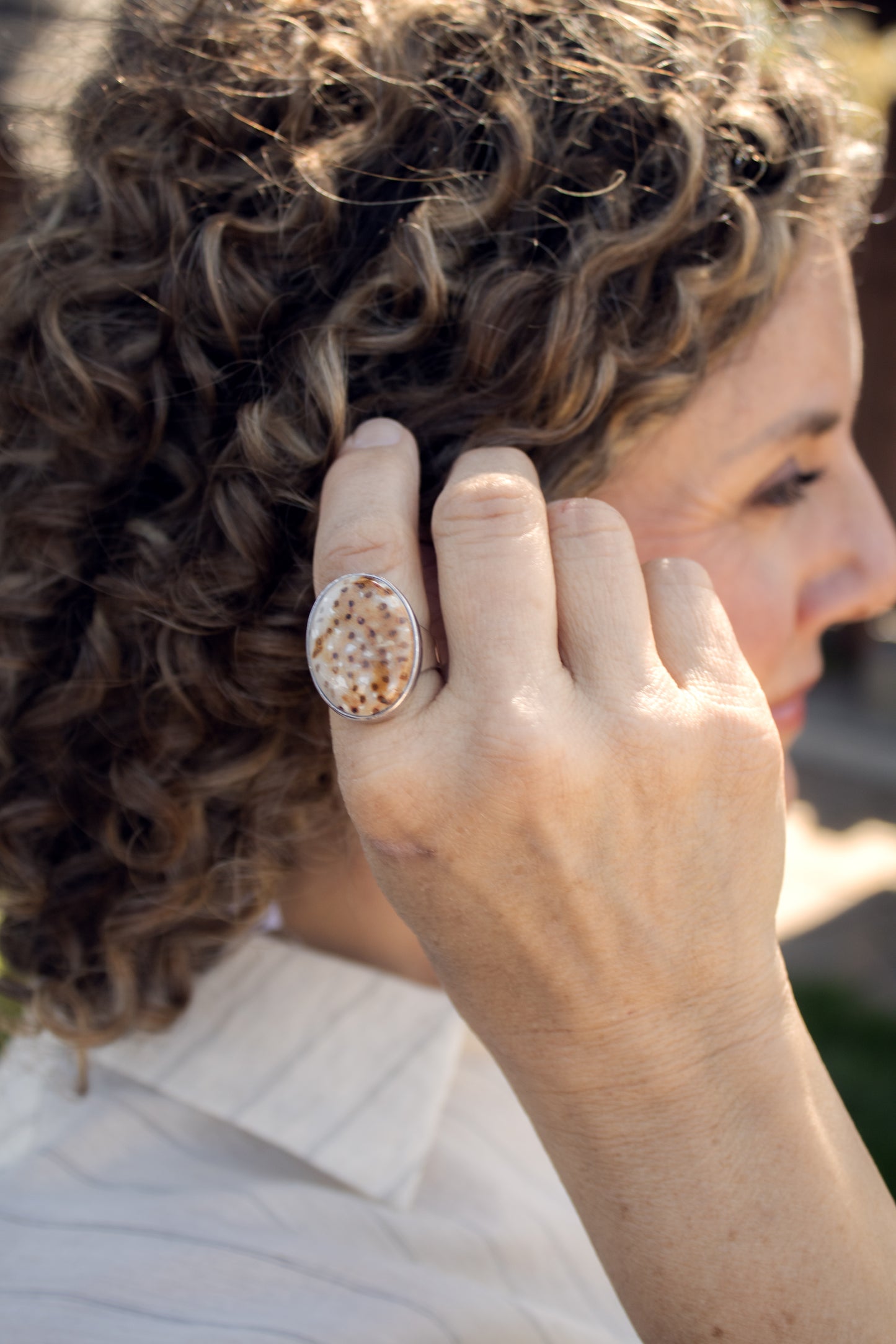 Fossilized Palm Ring | Lee McAllister