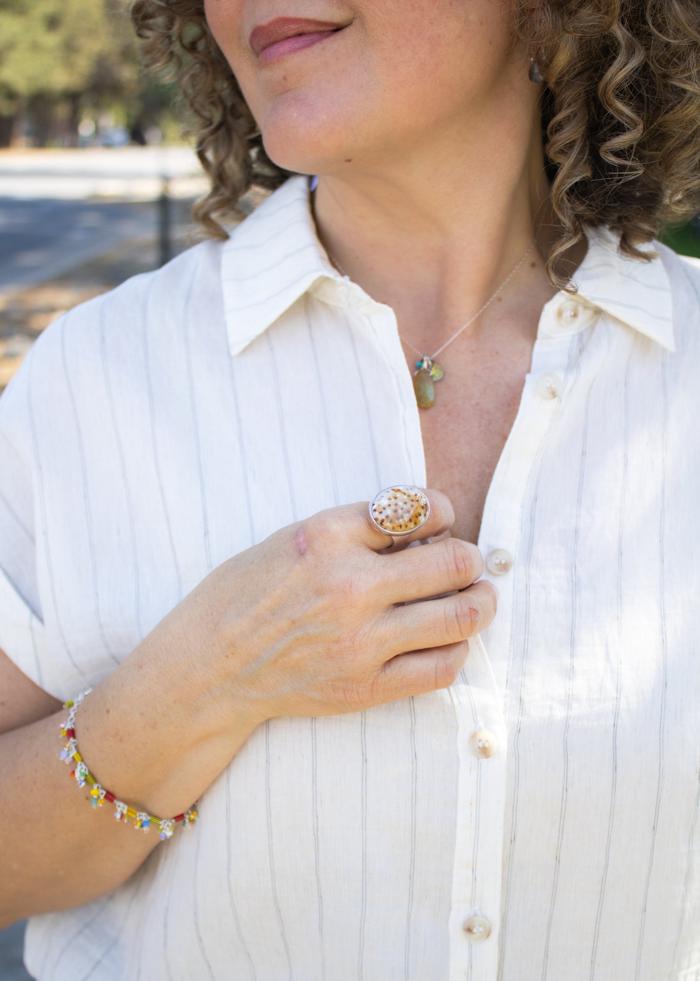 Fossilized Palm Ring | Lee McAllister