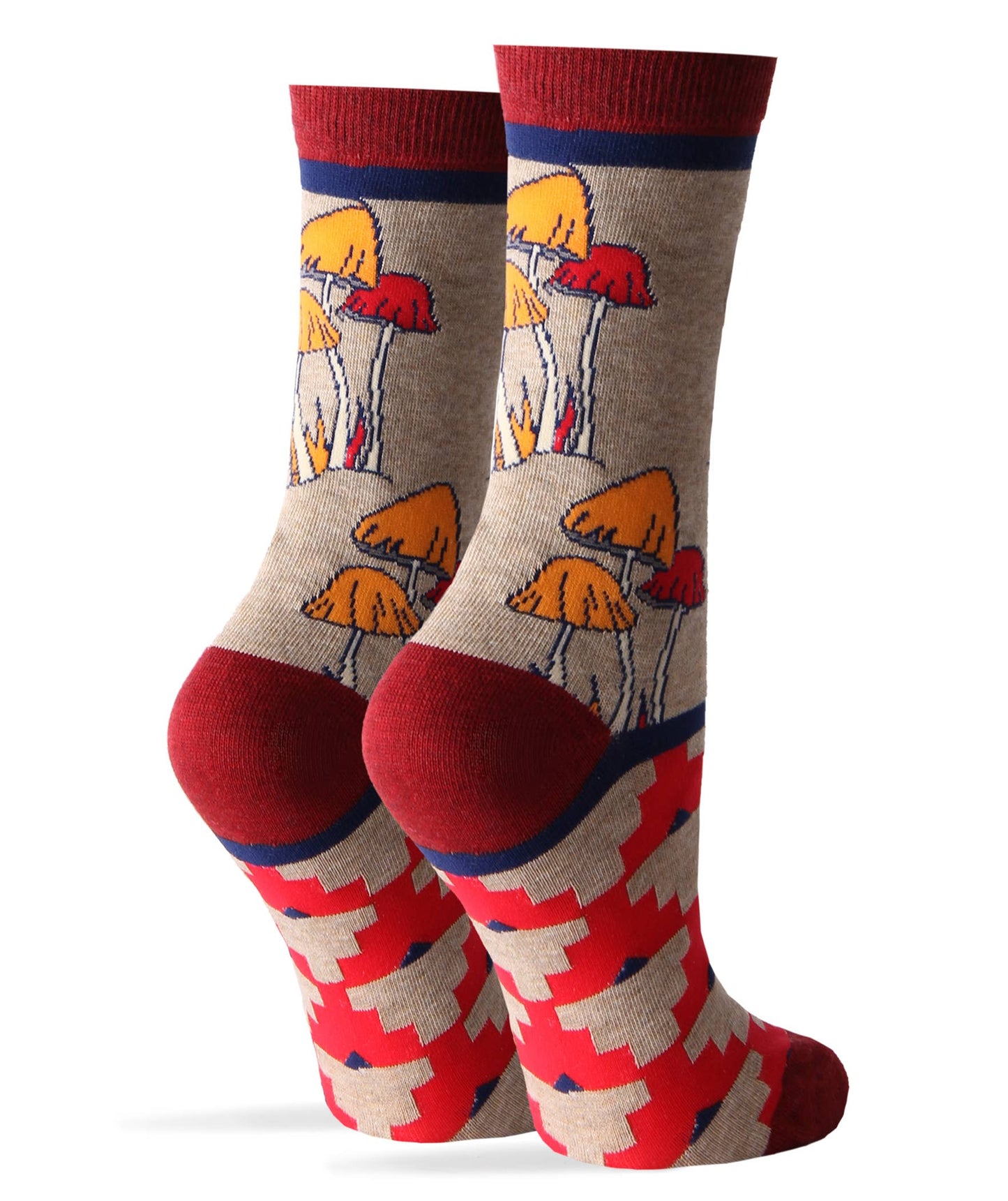 Shrooms Cotton Crew Socks