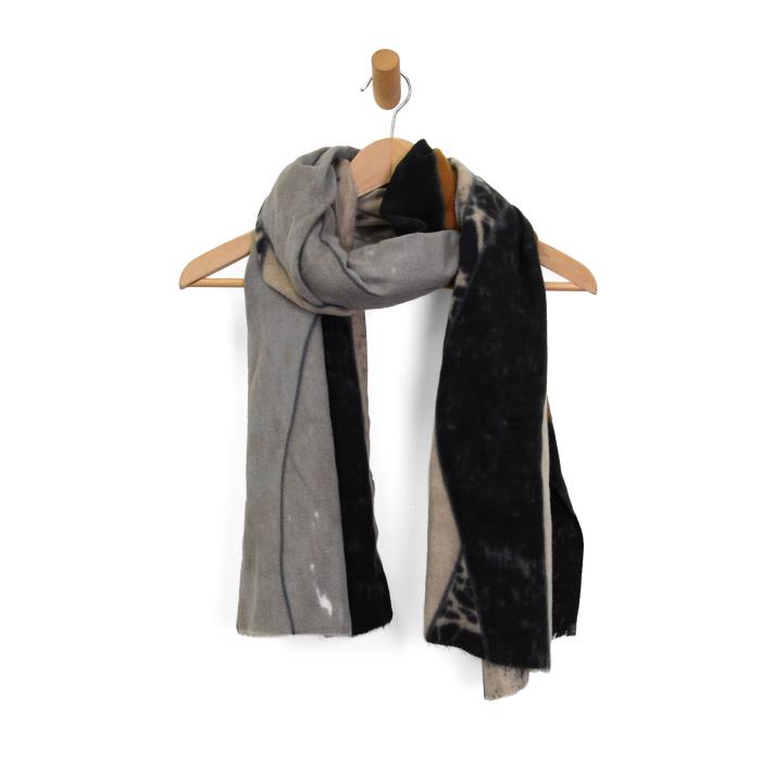 Waves of Comfort Scarf in Black