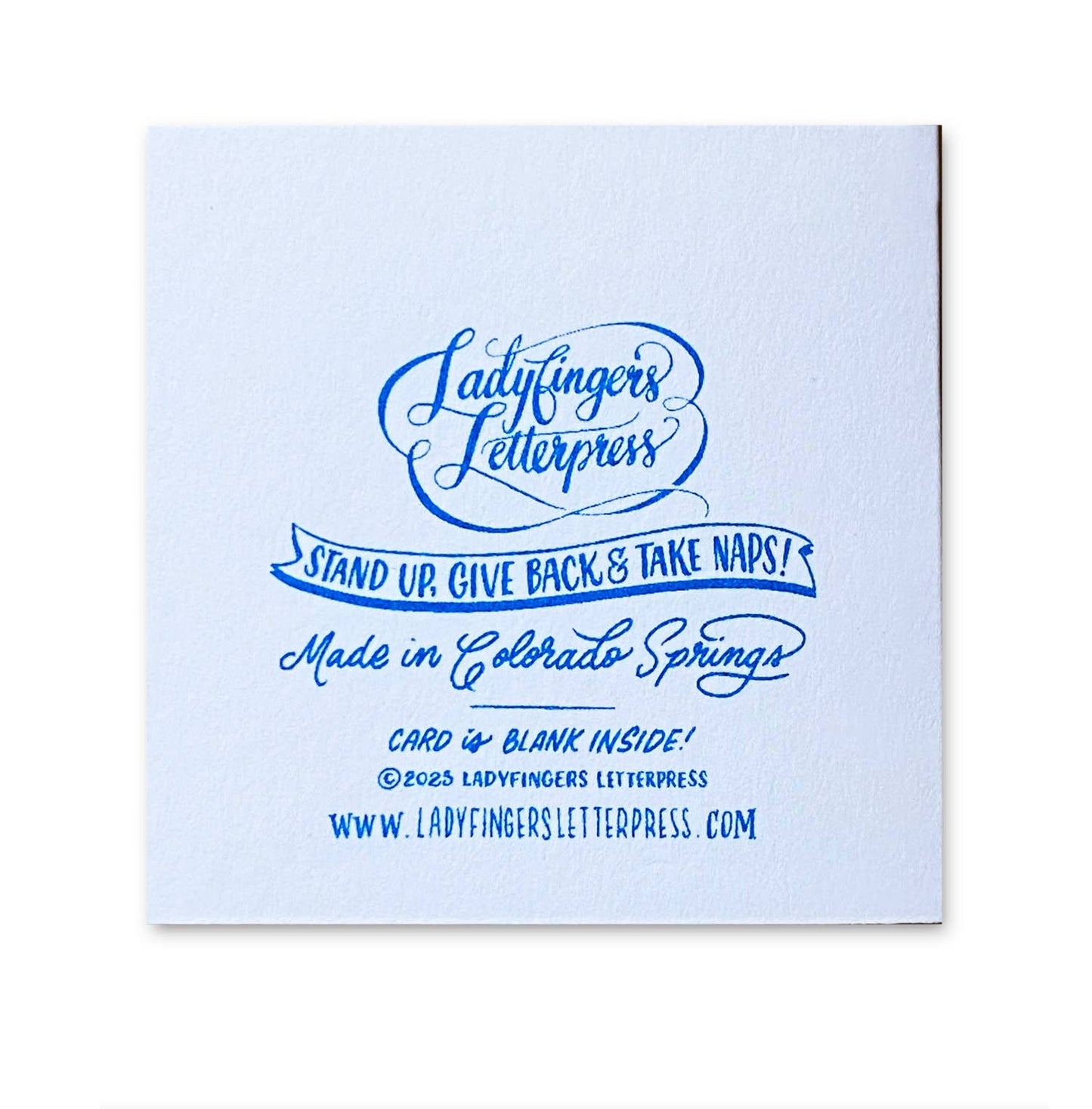 Vintage Camping Tiny Card