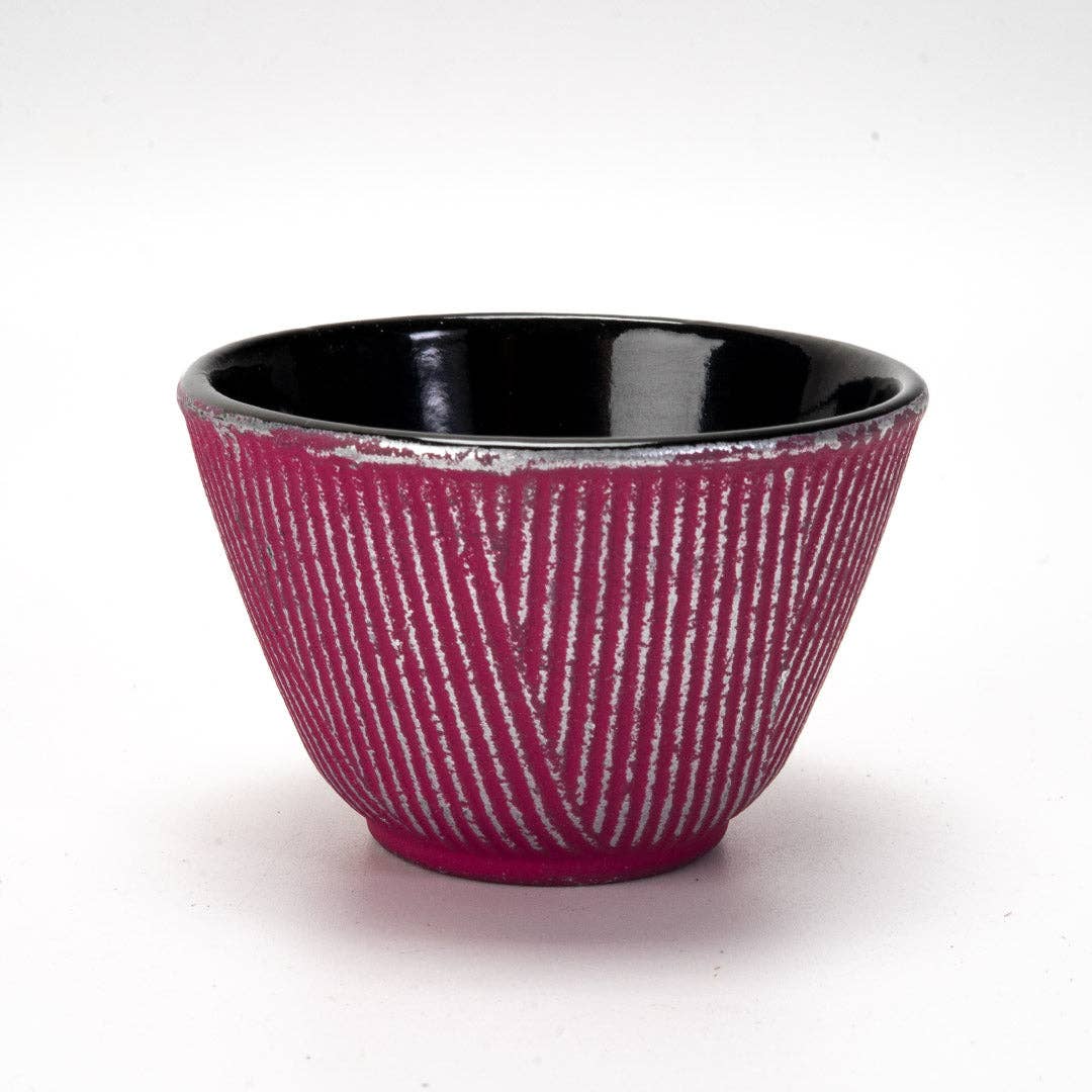 Magenta Cast Iron Tea Cup