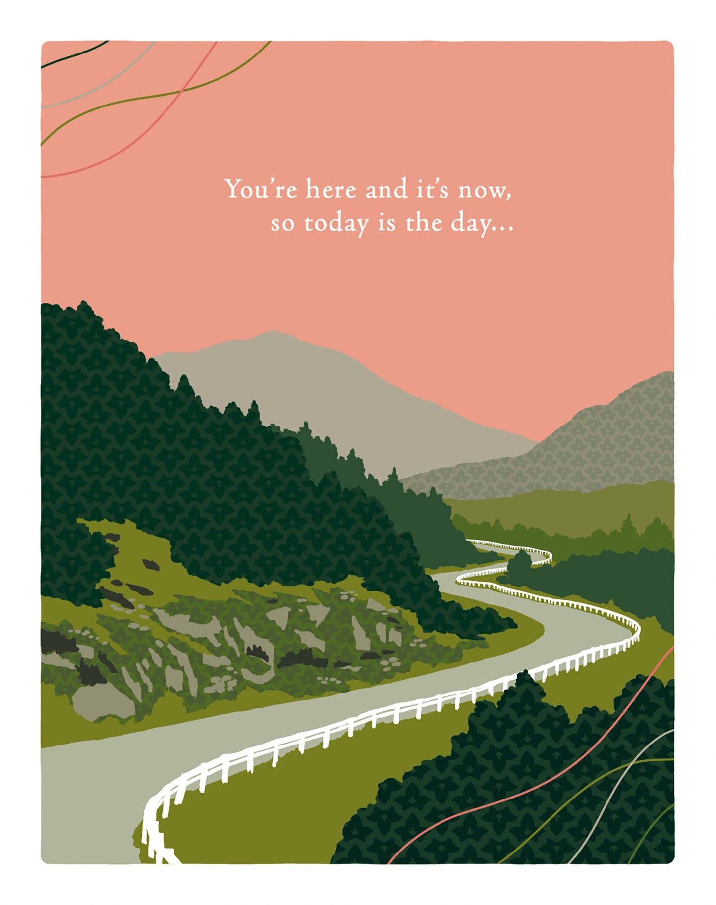Today is the Day Birthday Card