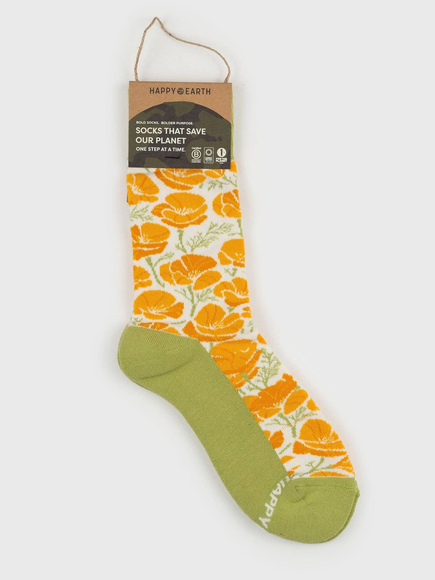 Poppies Crew Socks