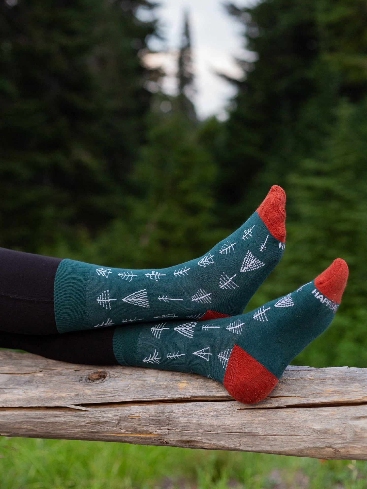 Arboretum Green Crew Socks