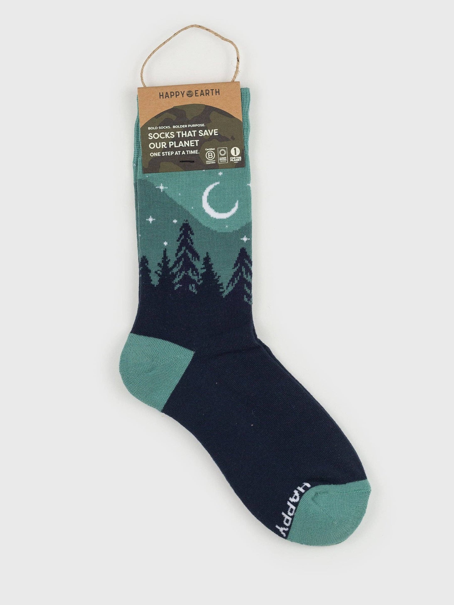 Aurora Navy Crew Socks