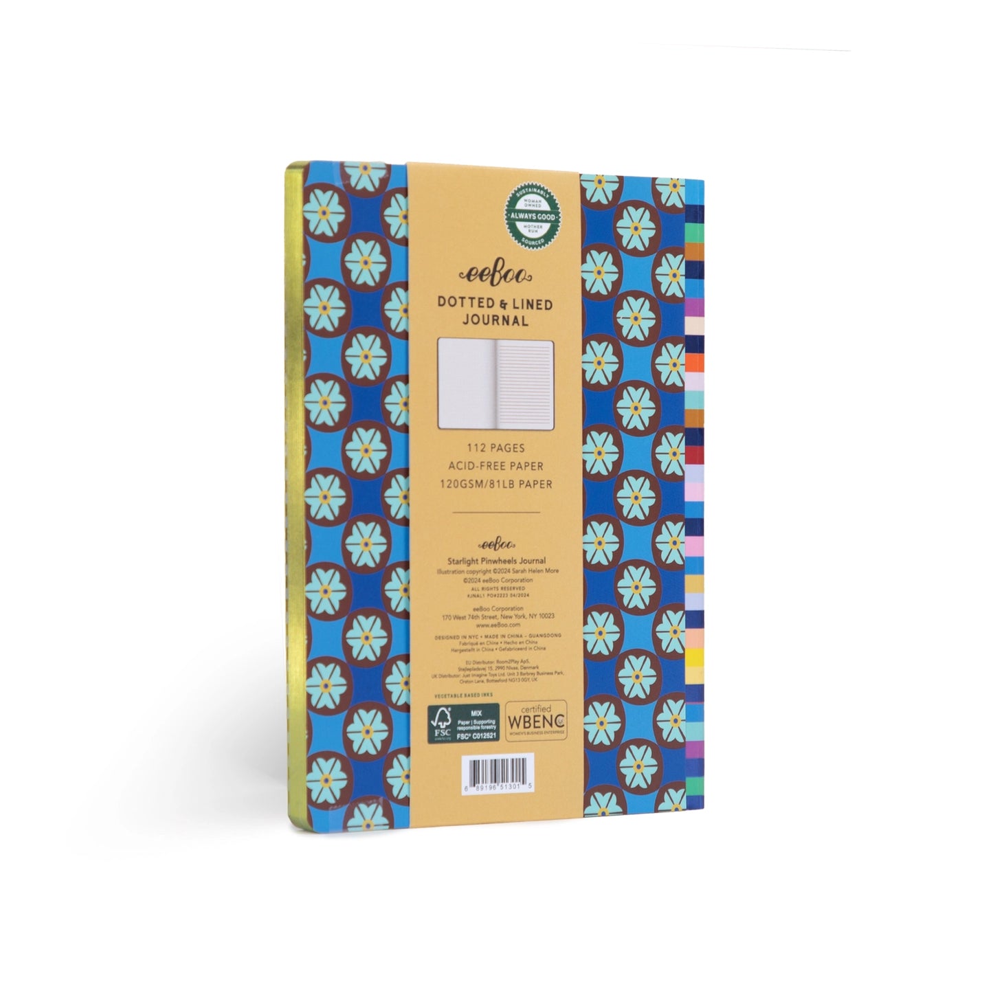Starlight Pinwheels Luxe Journal