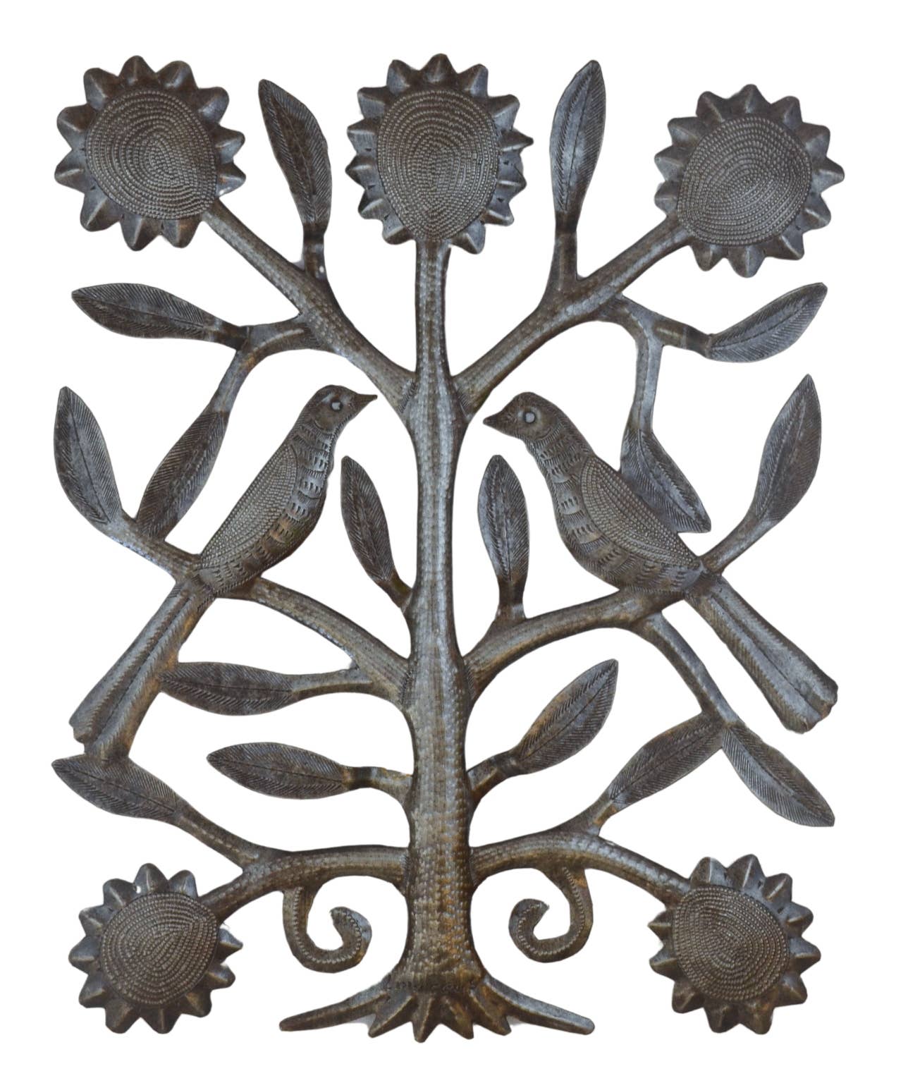 Love Birds Tree of Life Haitian Art