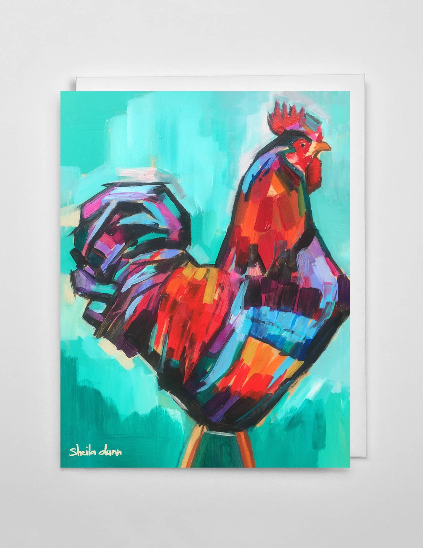 Rooster Card