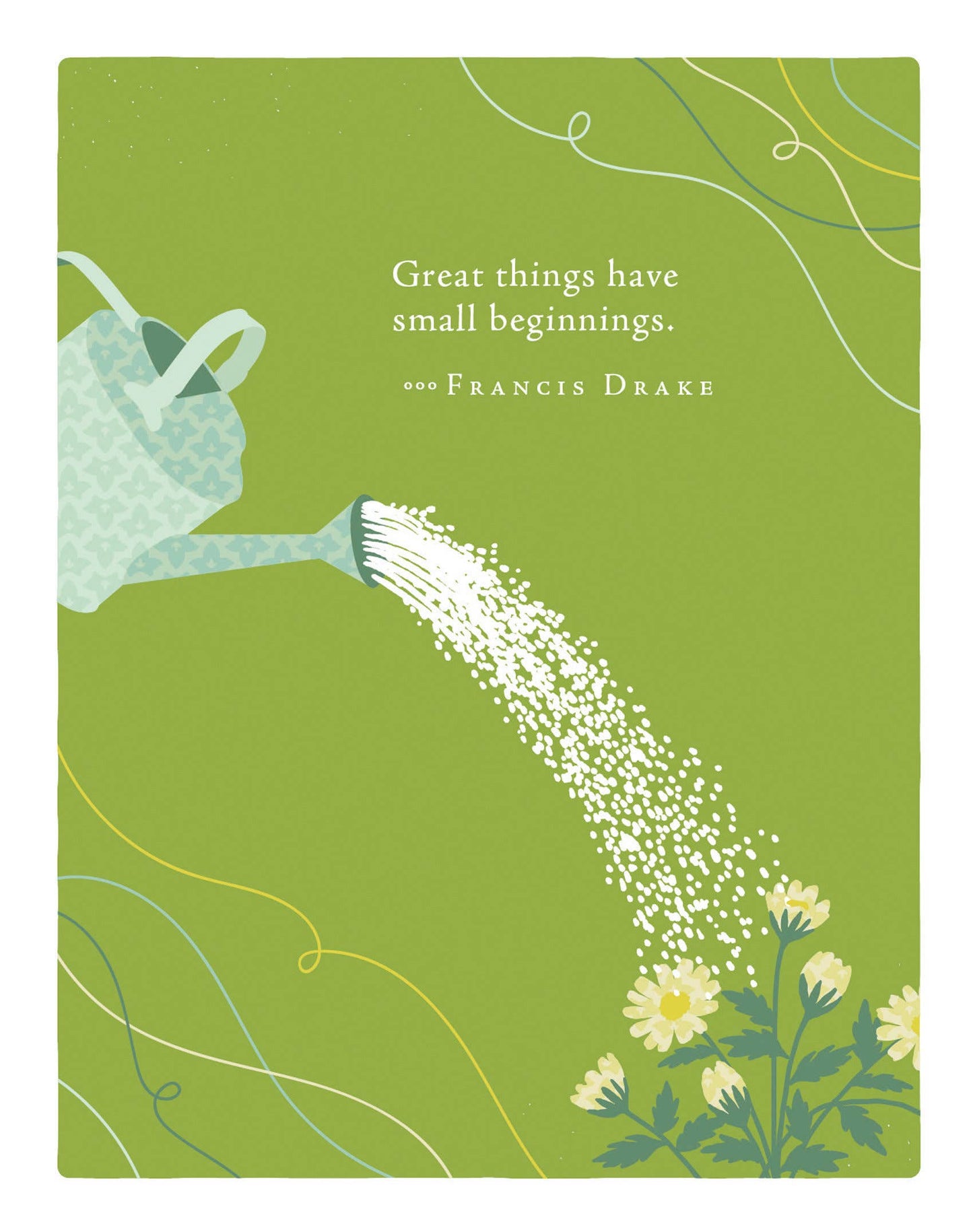 Small Beginnings Baby Shower Card