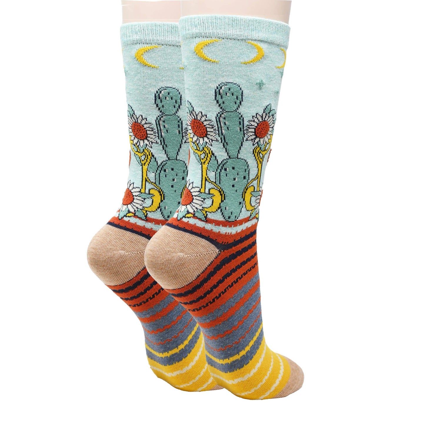 Desert Nights Cotton Crew Socks