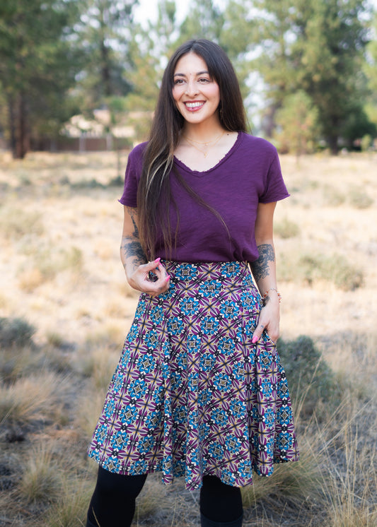 Carnaby Skirt in Nouveau Print | Effie's Heart
