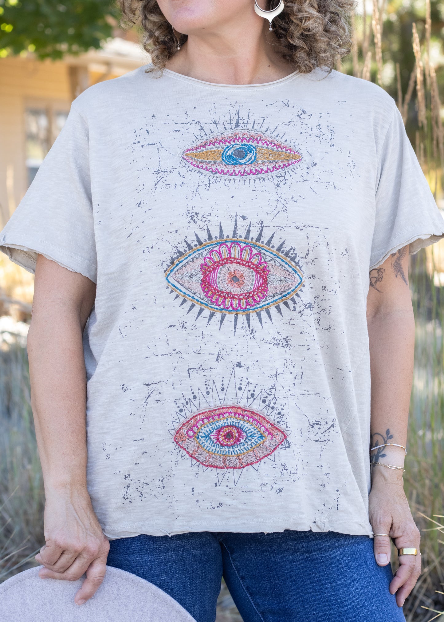 Lula Tee in Putty | Caite