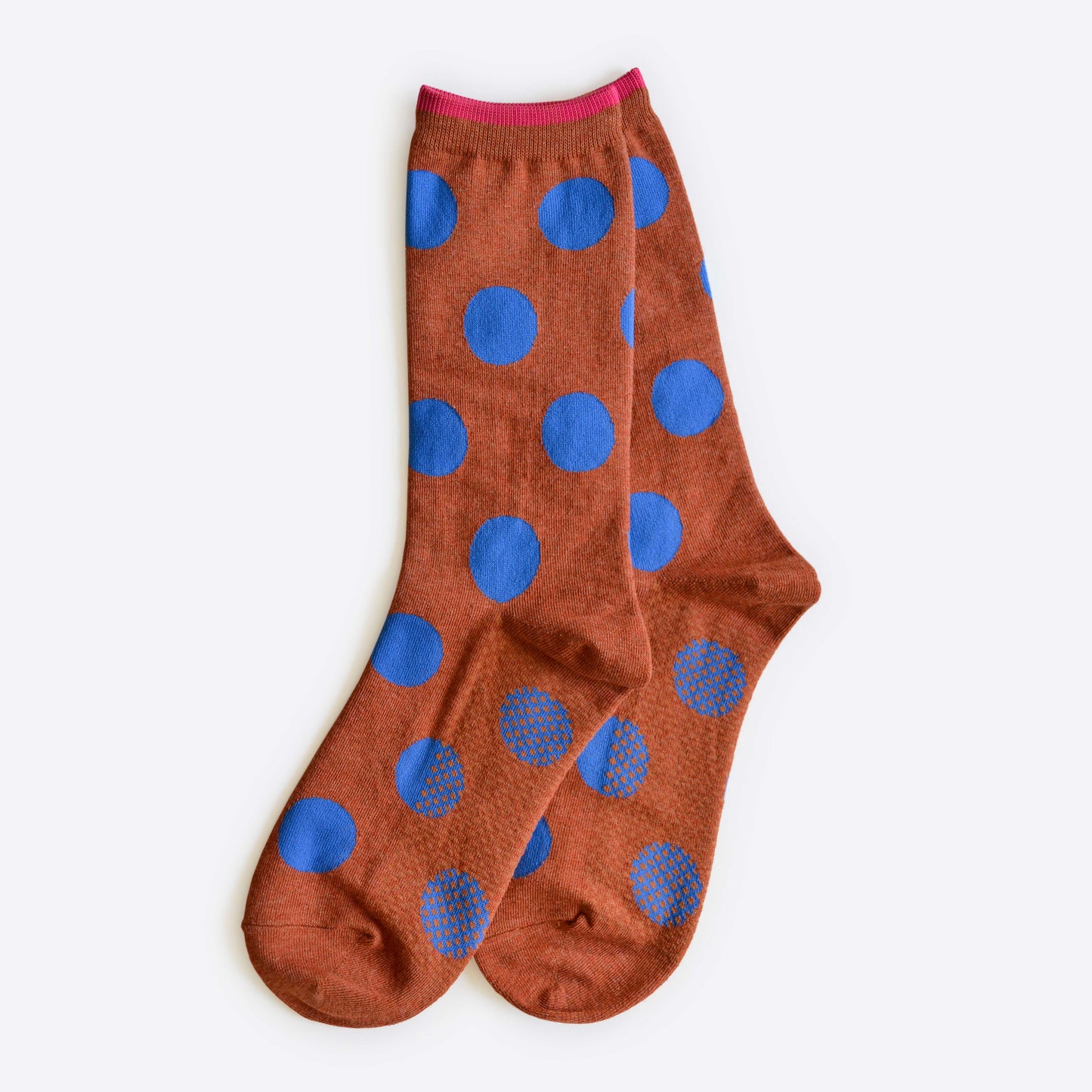 Panhandle Polka Dot Crew Socks