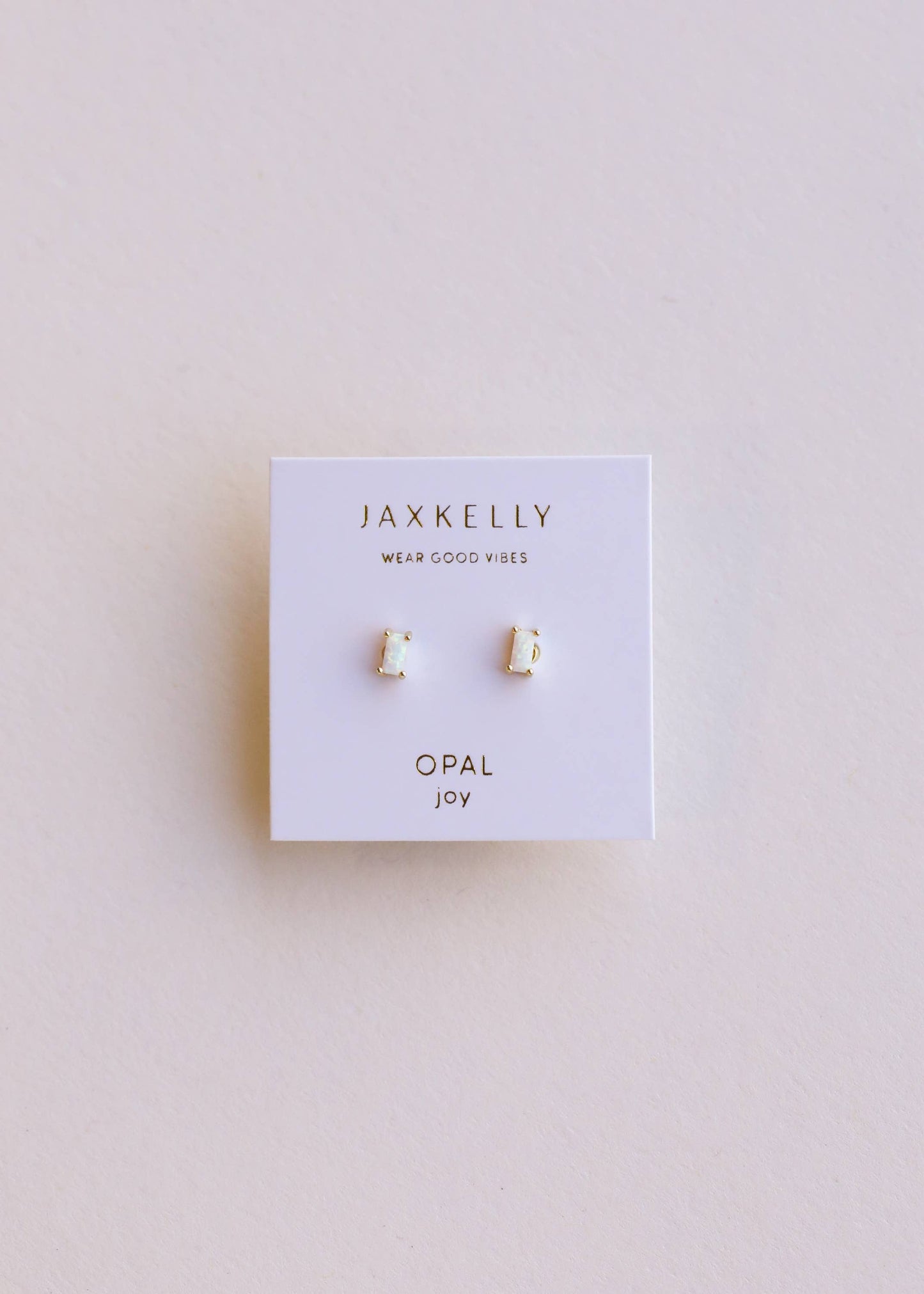 White Opal Baguette Posts