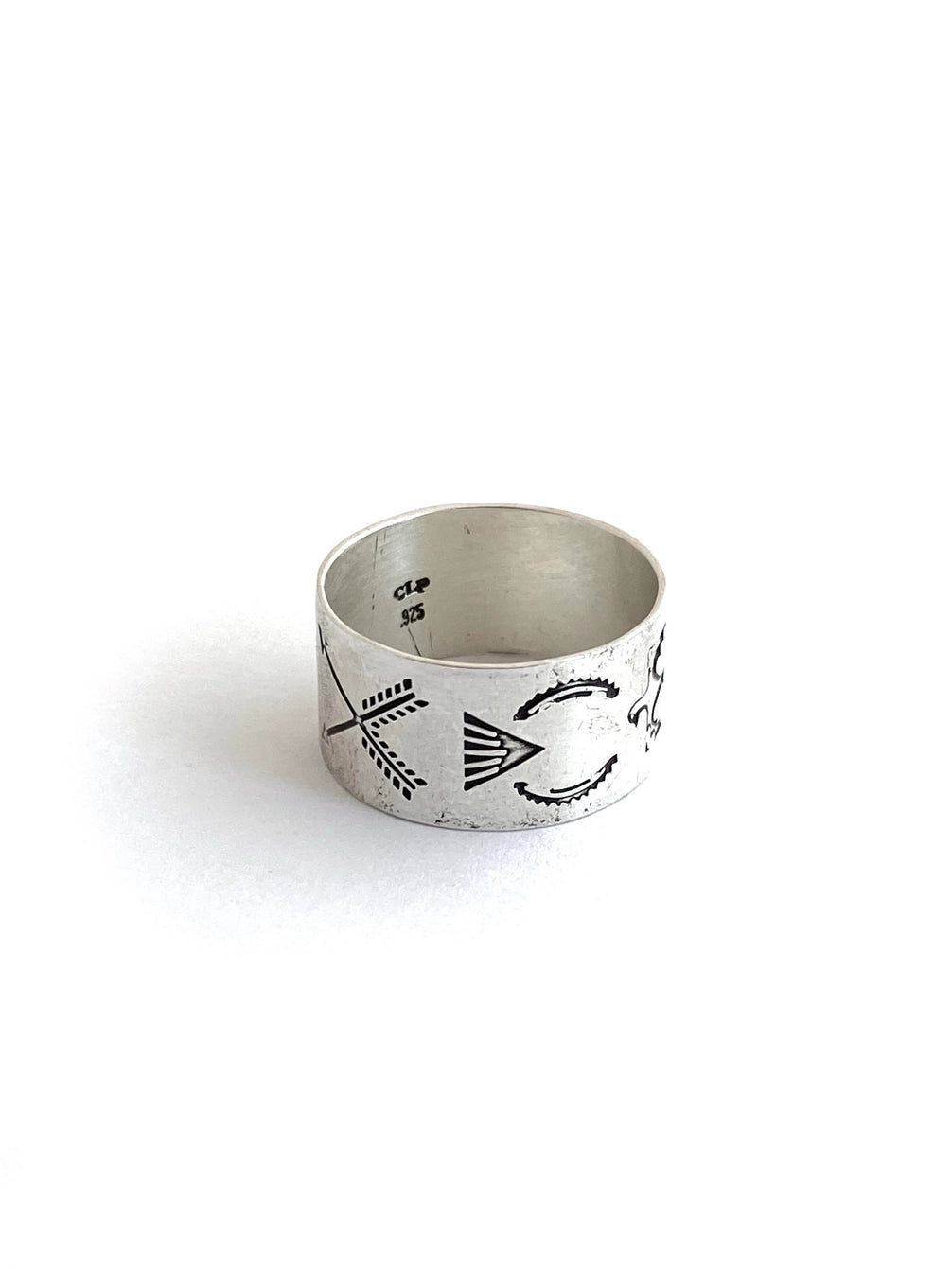 Stamped Cigar Band Ring | CLP