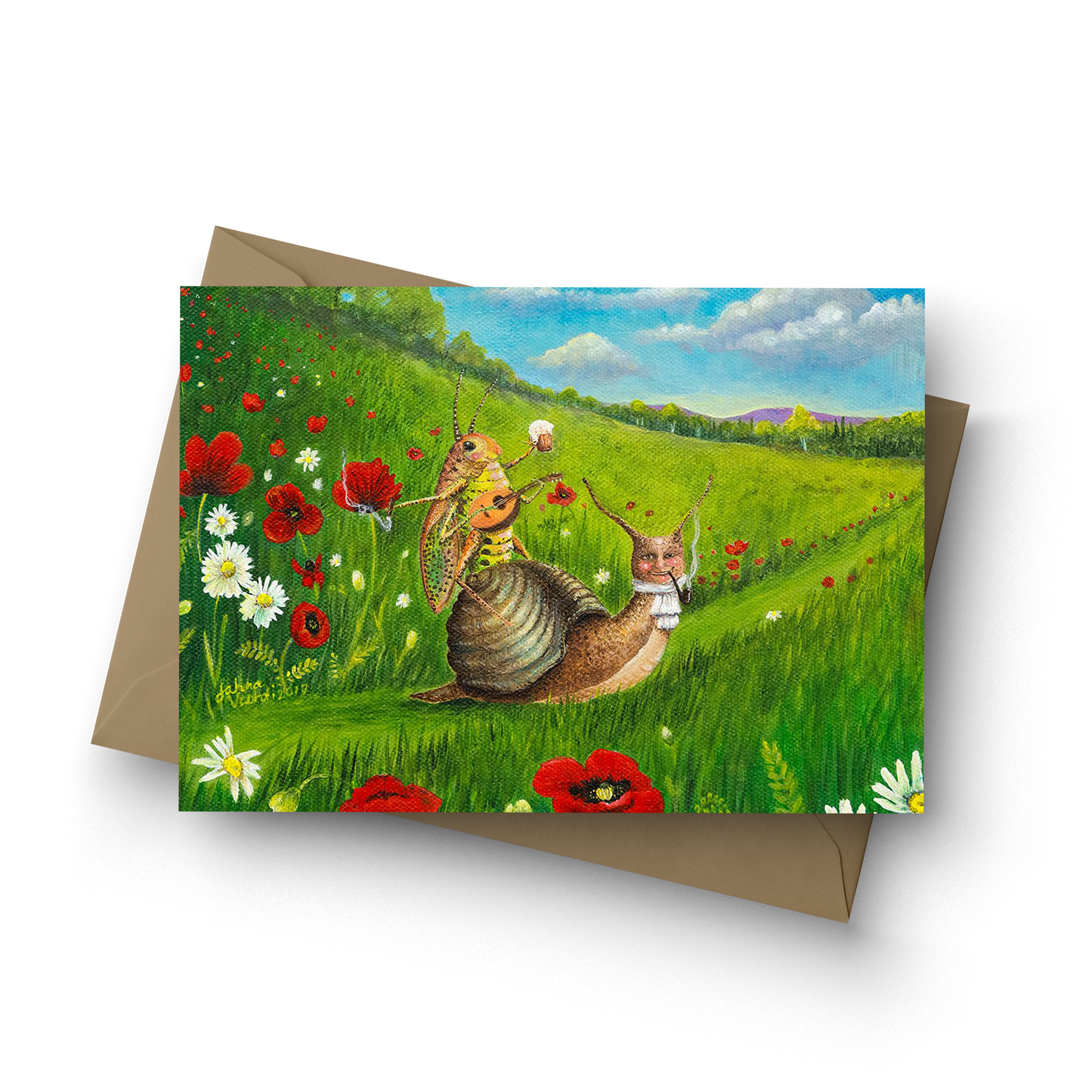 Folly Trolley Card