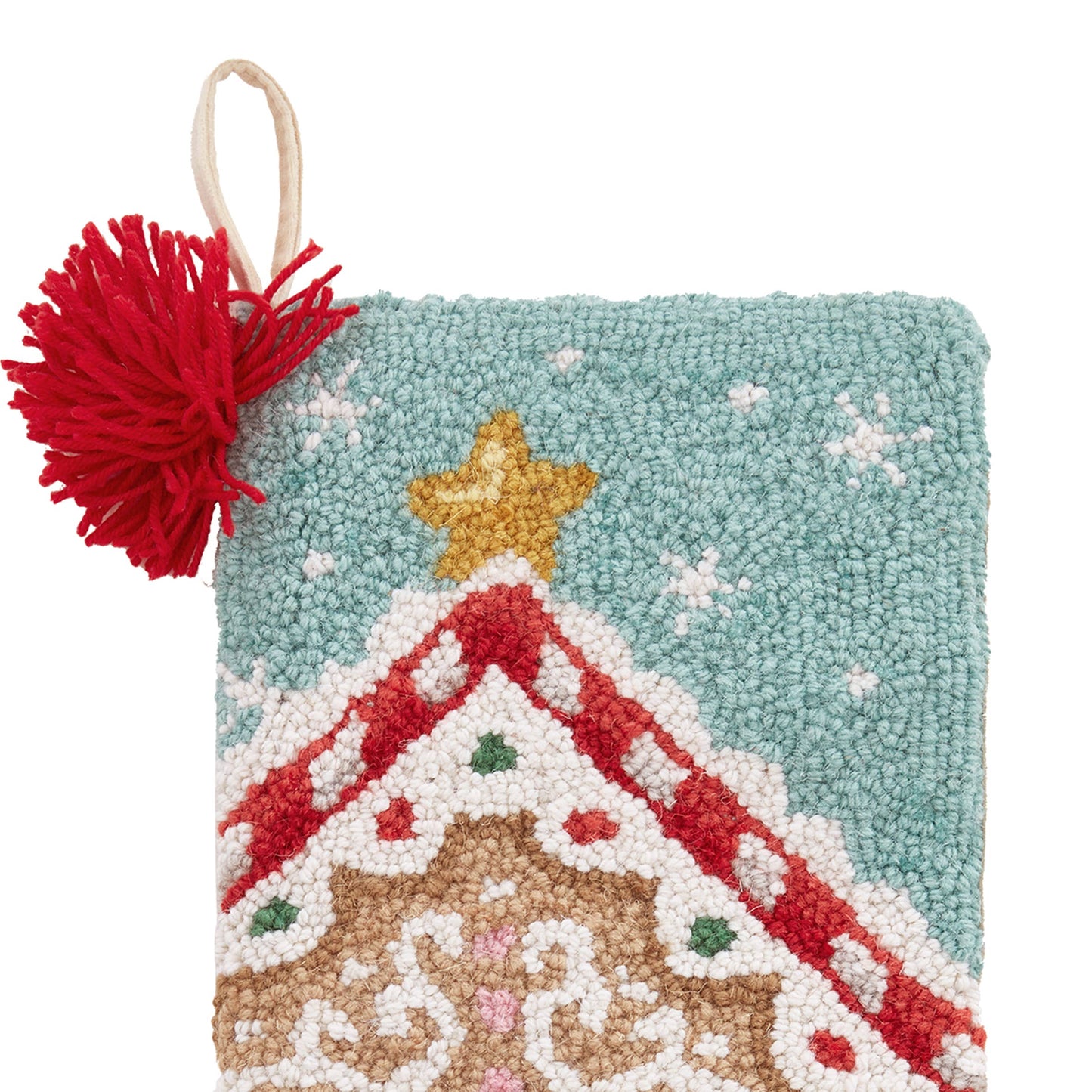 Gingerbread Tassel Hook Stocking