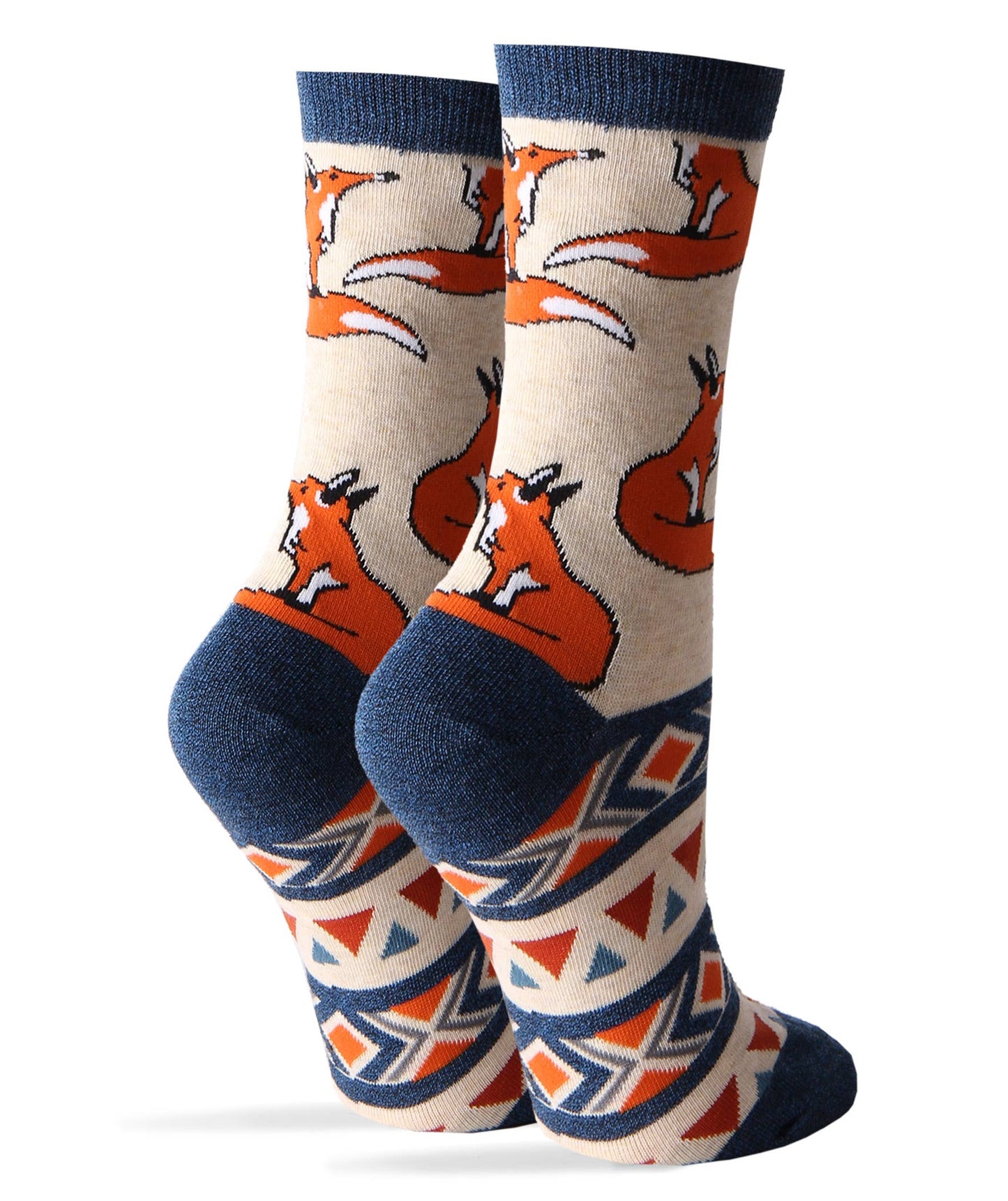 Like a Fox Cotton Crew Socks