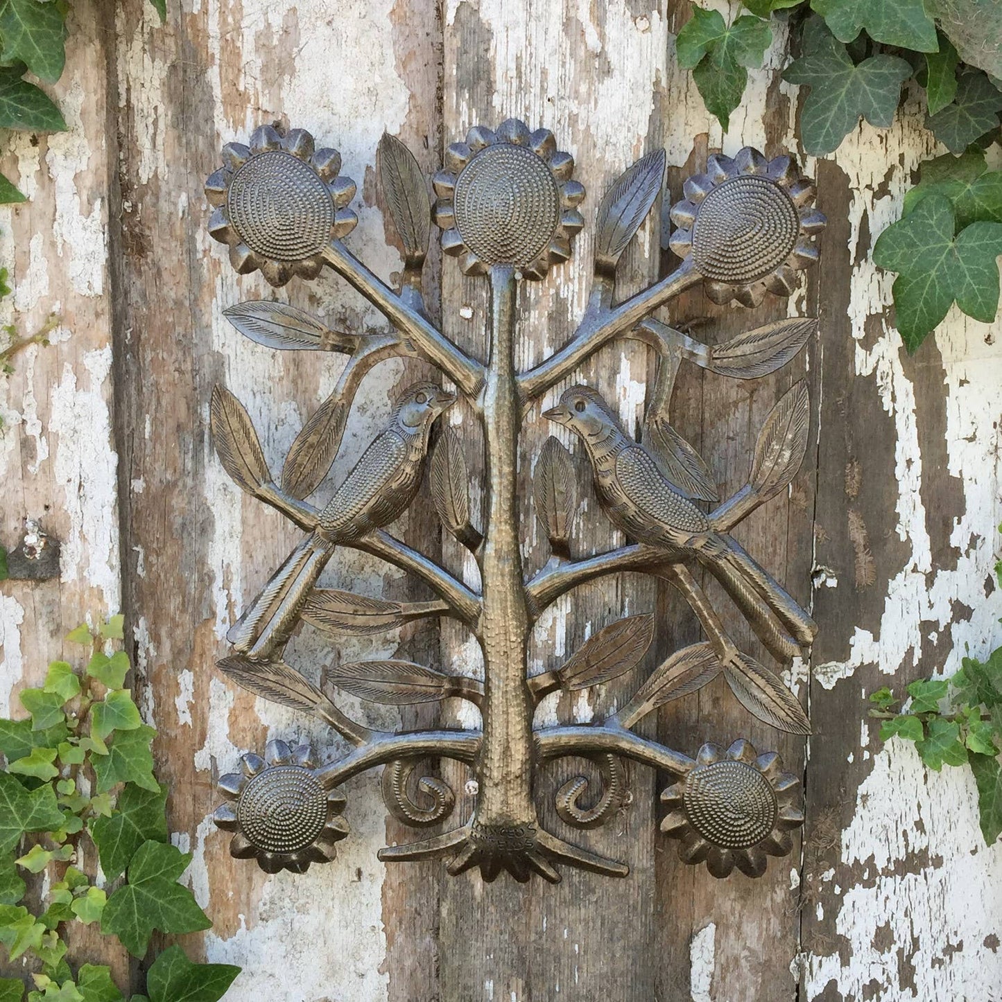 Love Birds Tree of Life Haitian Art