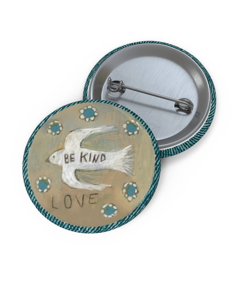 Be Kind Dove Pin