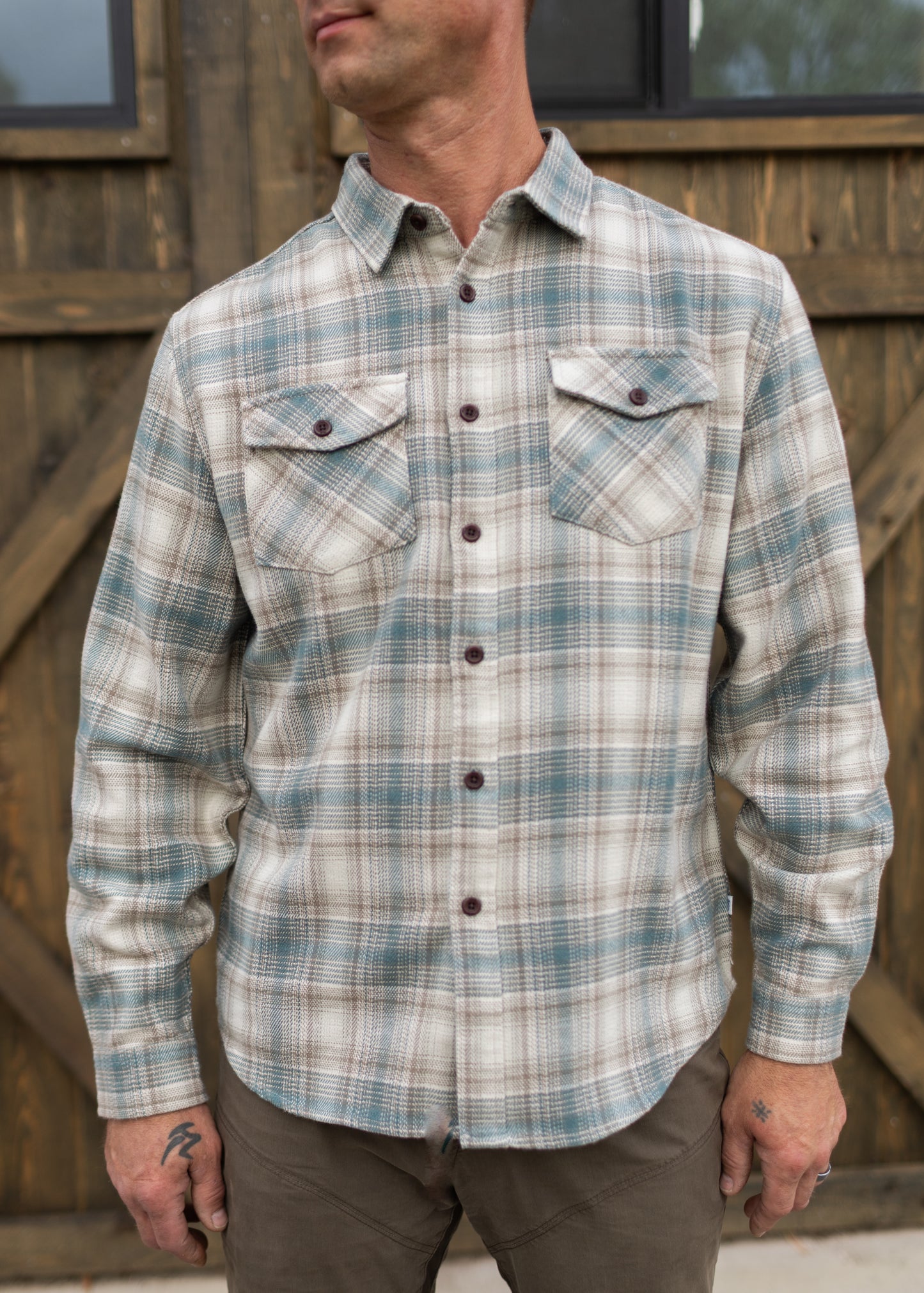 Sierra Flannel in Atlantic | Katin