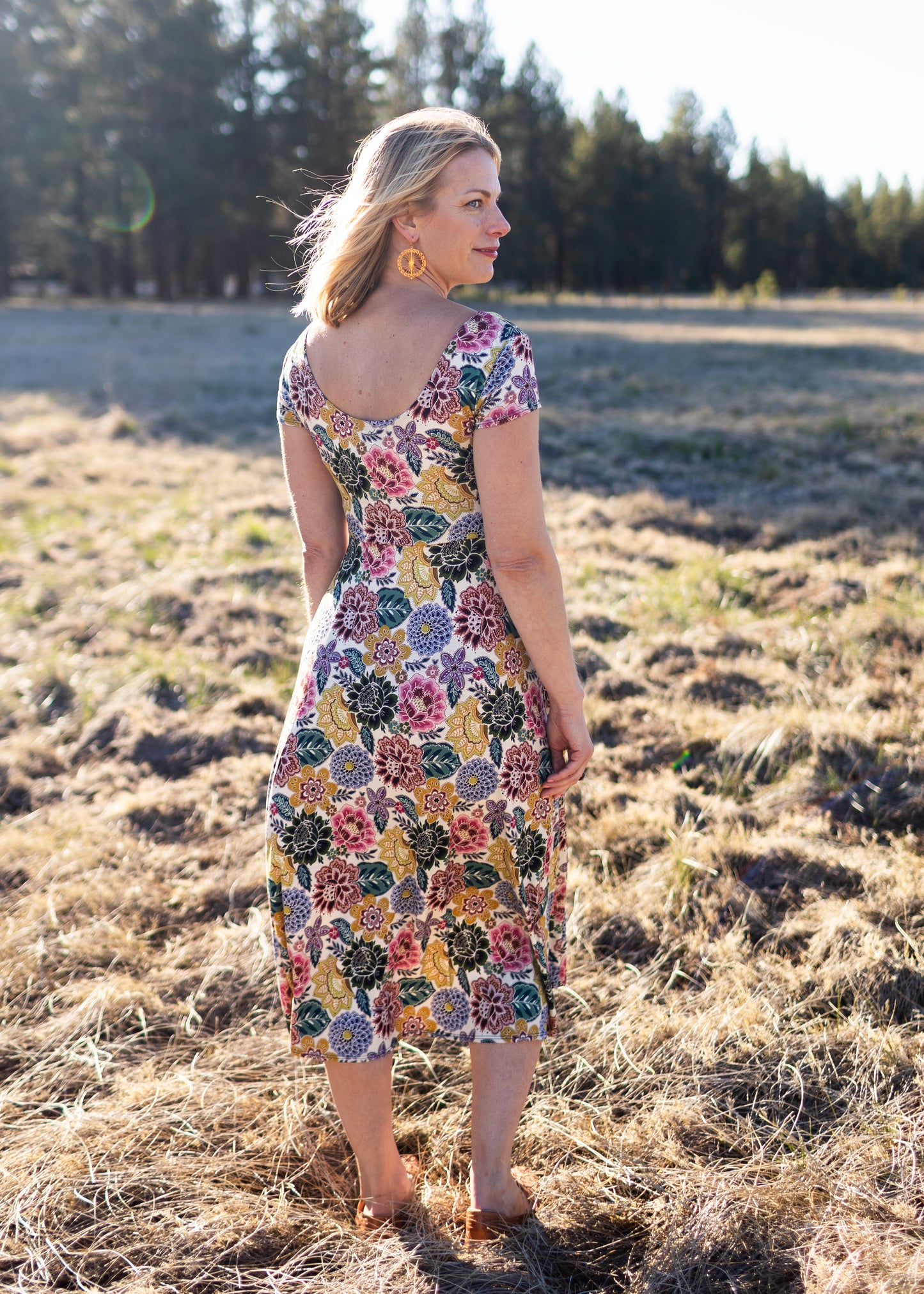 Bridgette Dress in Vintage Floral Print | Salaam
