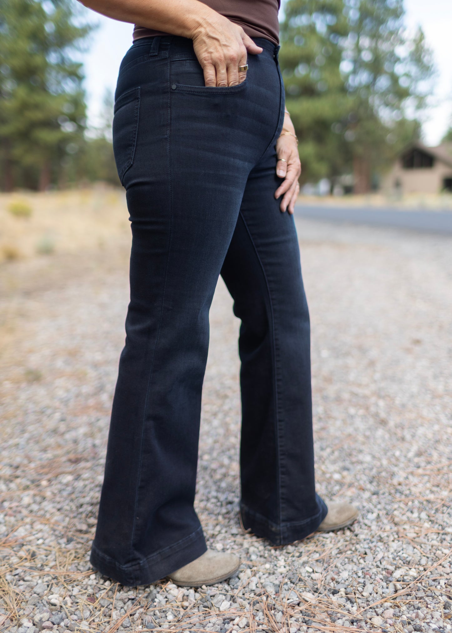 Gia Glider Flare Jean in Apollo | Liverpool