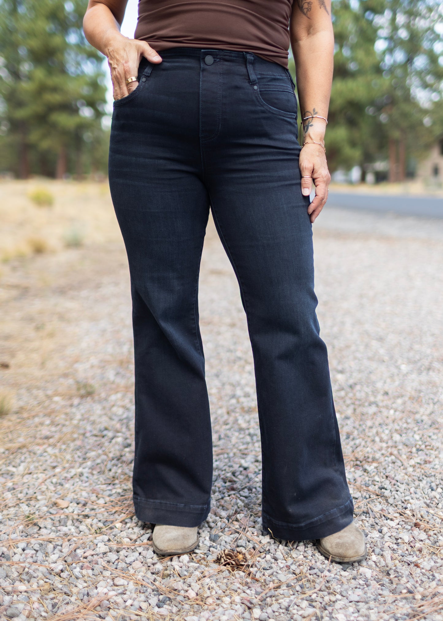 Gia Glider Flare Jean in Apollo | Liverpool