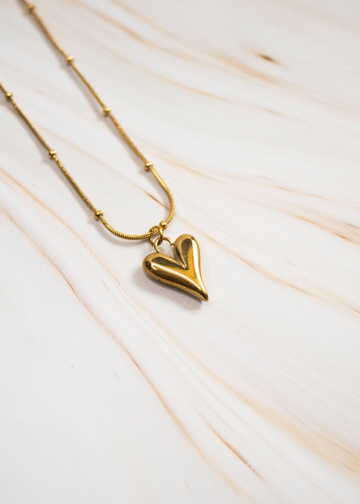 Gold Heart Necklace