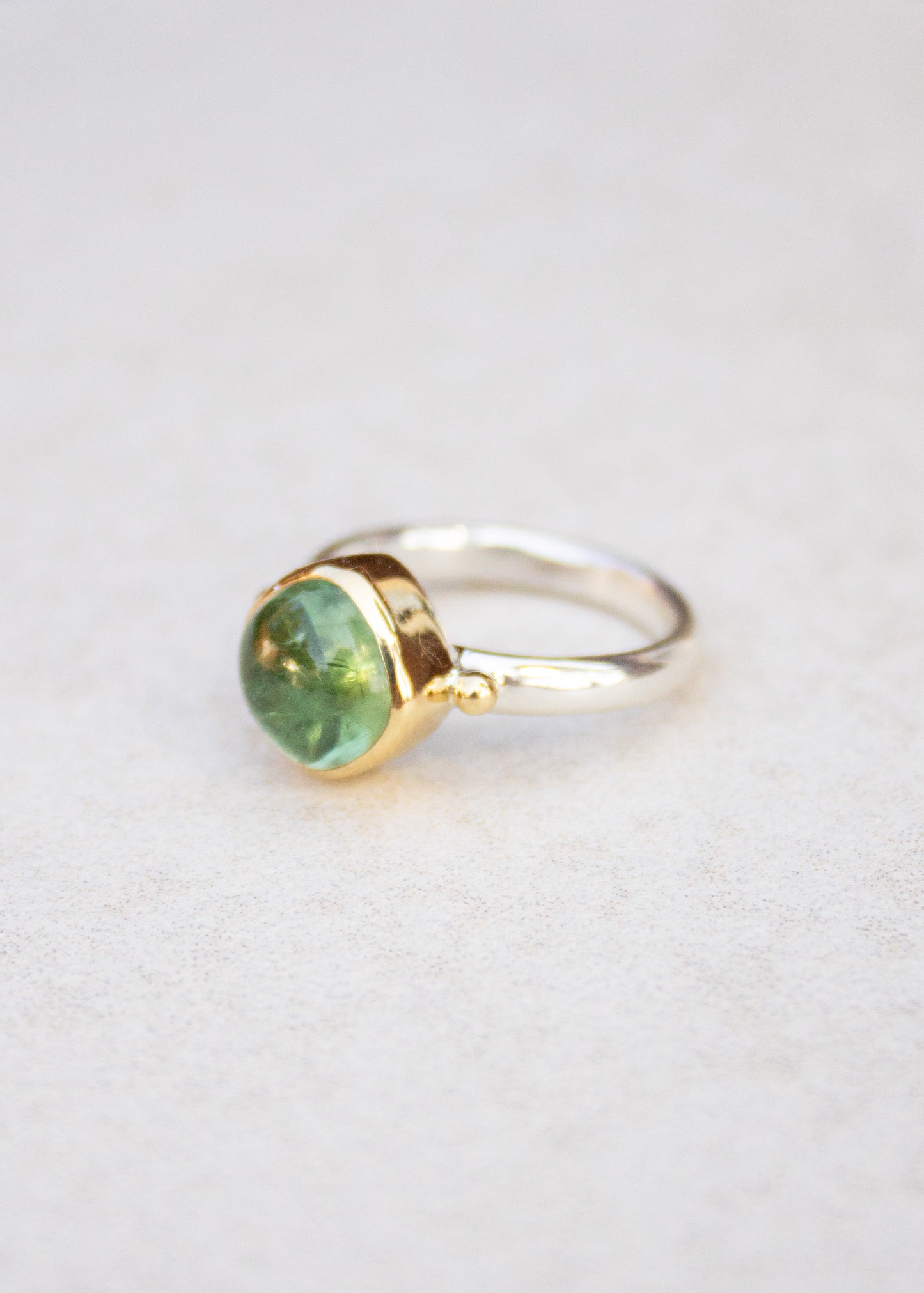 Green Tourmaline Ring | Linda Blumel