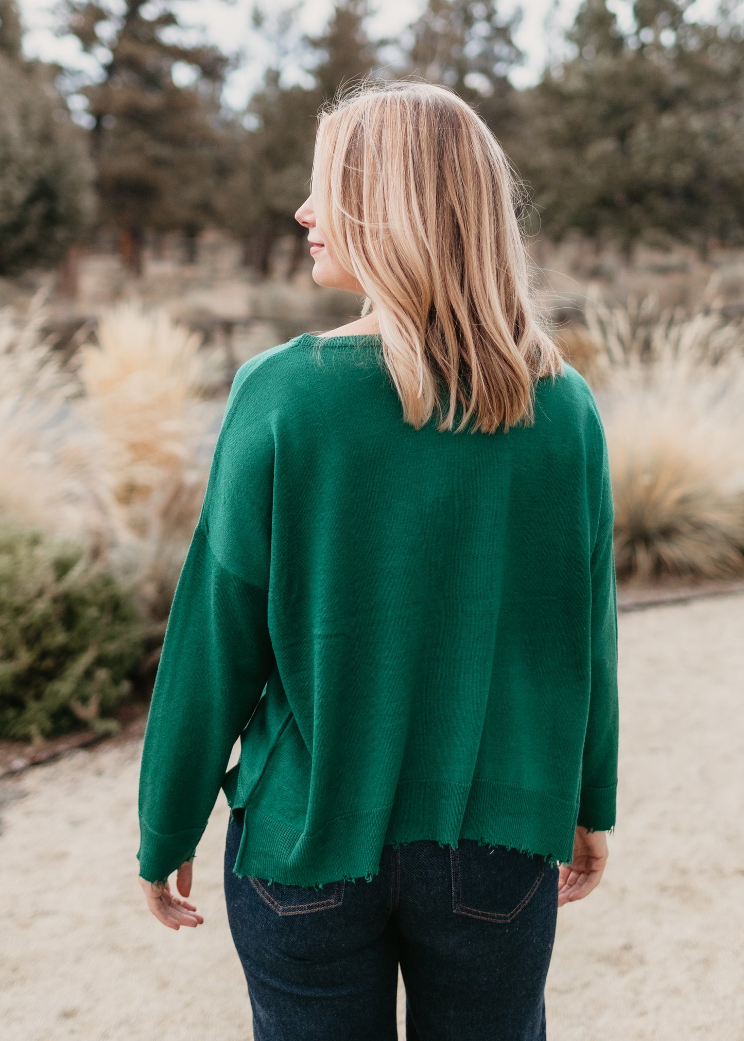 Lawson Sweater in Emerald | Kerisma