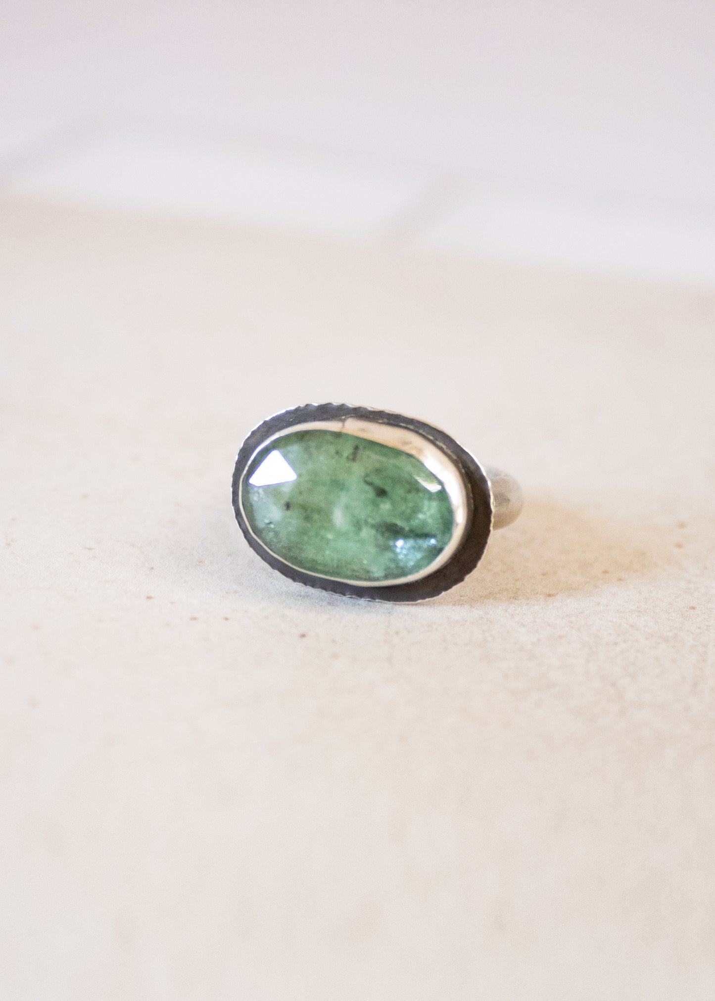 Green Kyanite Ring | Glacier Lily
